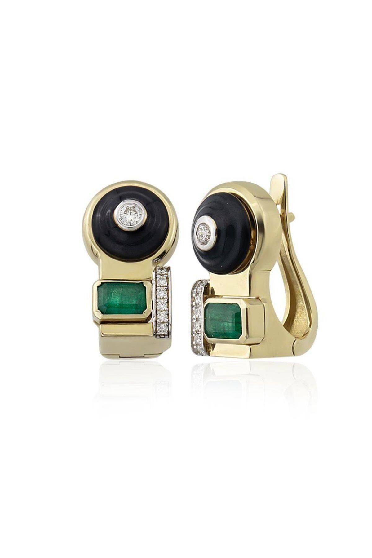 Venus Design-Gabrielle Steel Earrings - Leyla Model 1