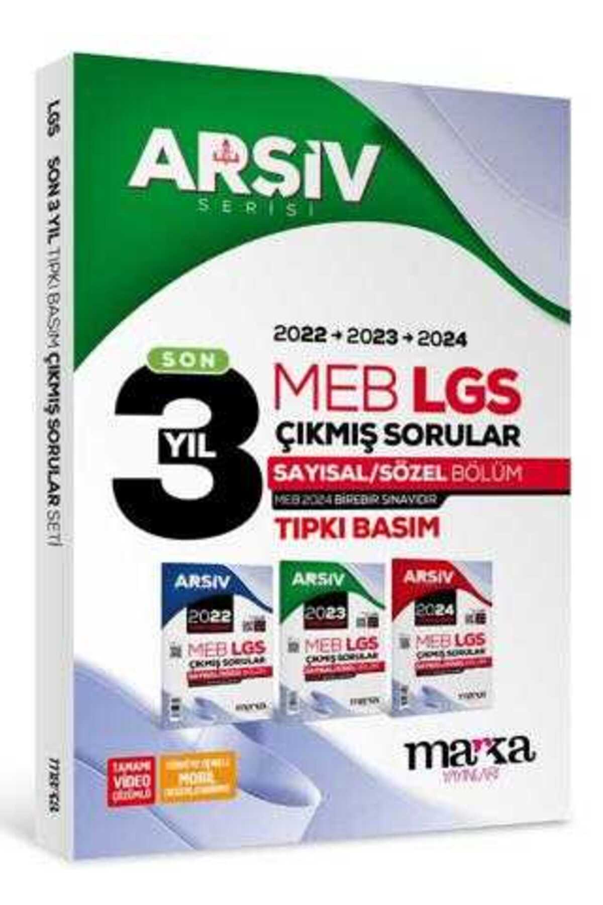 Genel Markalar Marka Yayınları Son 3 Yıl LGS 8. Sınıf Arşiv Serisi