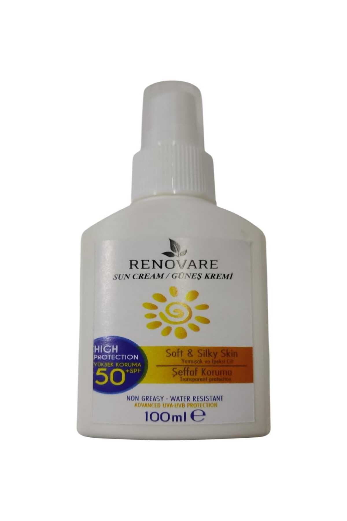 RENOVARE güneş koruyucu sprey 100 ml 50SPF 3 adet