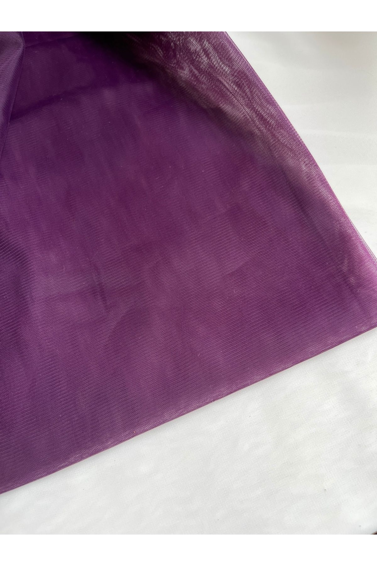 partici dükkanı-Hayal Tulle - Plum Color - 1 Meter 2