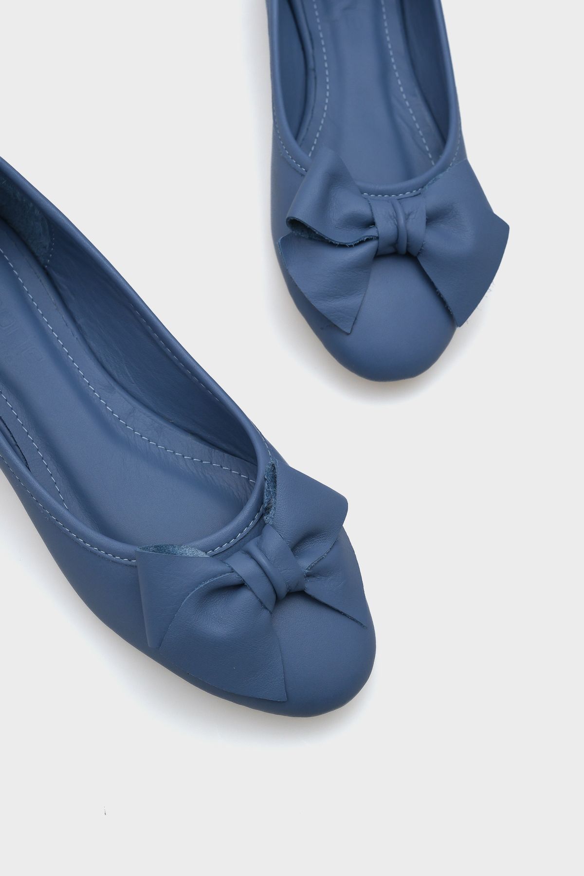 Capone Outfitters-Ballerinas aus echtem Leder für Damen – Schleife als Accessoire 4