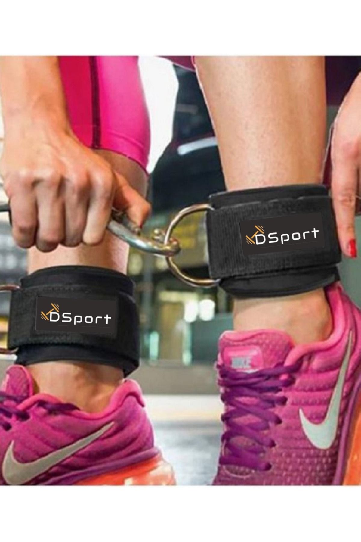 DSport D Ring Fitness Ayak Bileği Ağırlık Çalışma Kemeri Ankle Strap