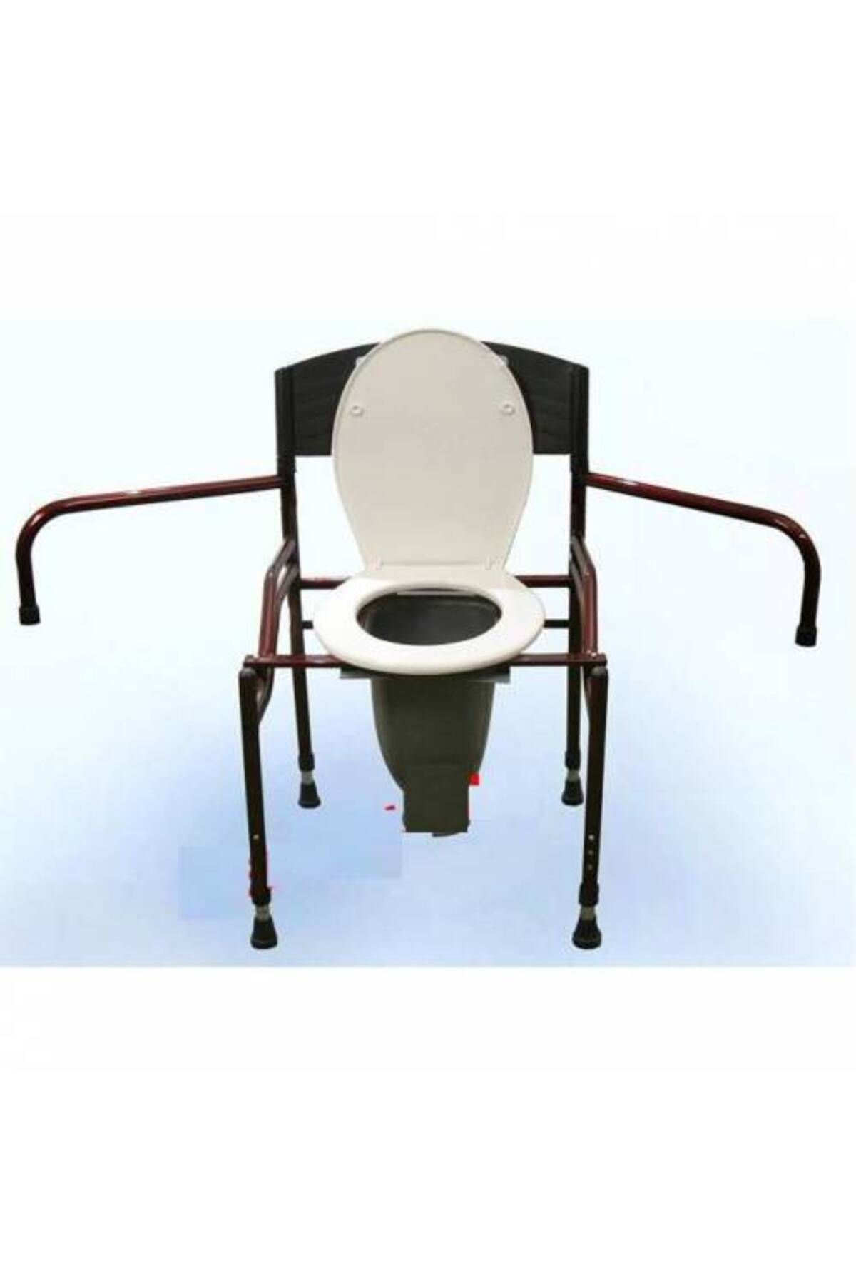 medikaltec Yan Kol Açılır Portatif Hasta için Seyyar Wc