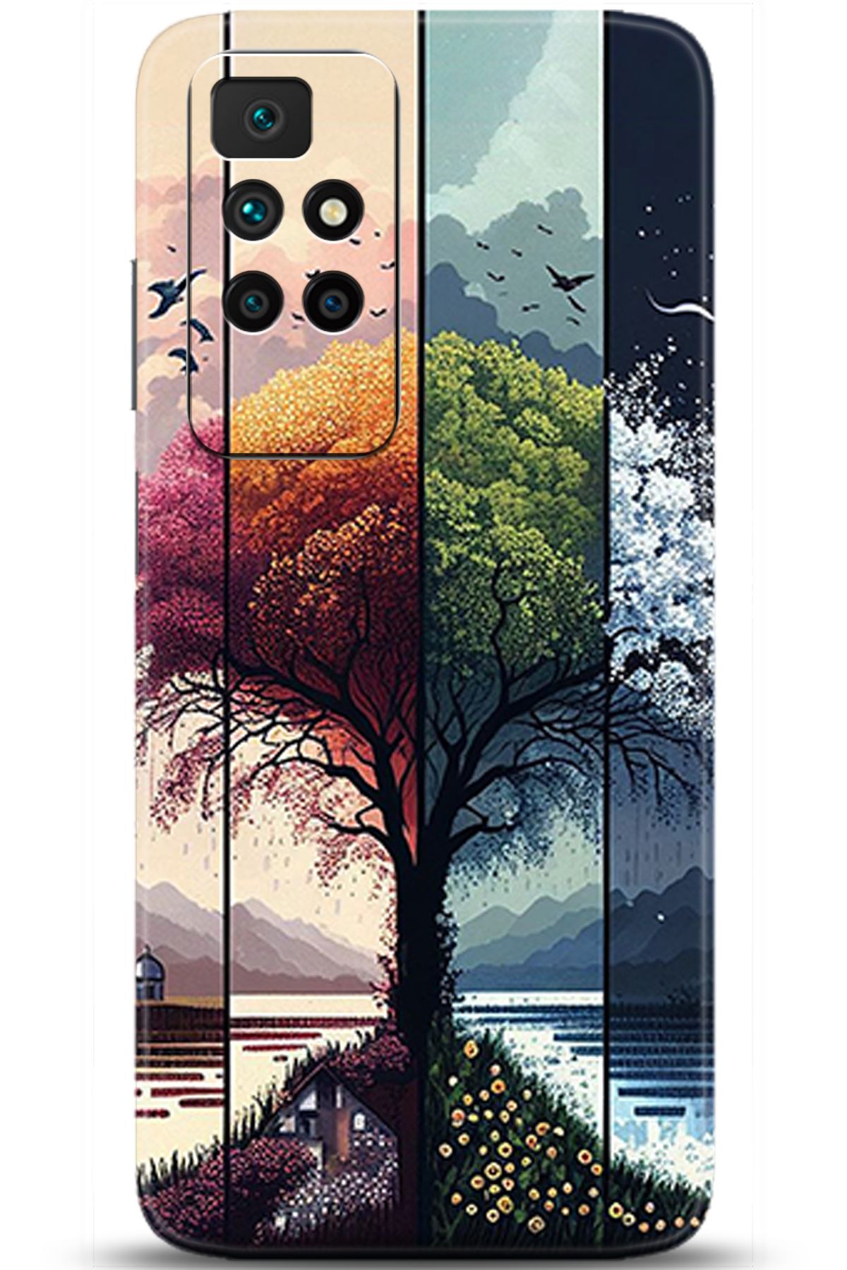 adveksiyon Xiaomi Redmi 10 Kılıf HD Baskılı Kılıf - Central Anatolia Series 5369