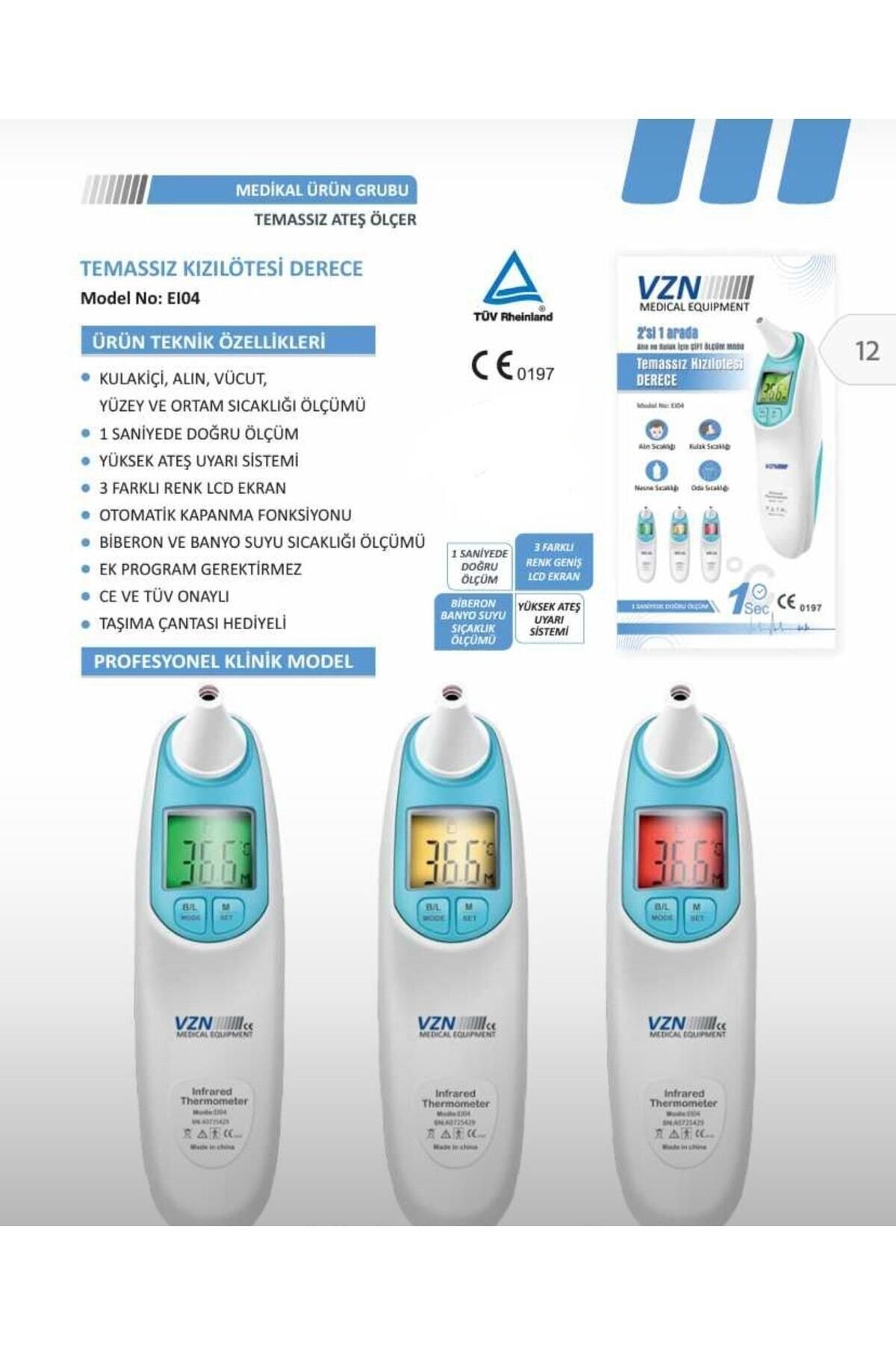 medikaltec Alın Ve Kulak Için Temazsın Ateş Ölçer