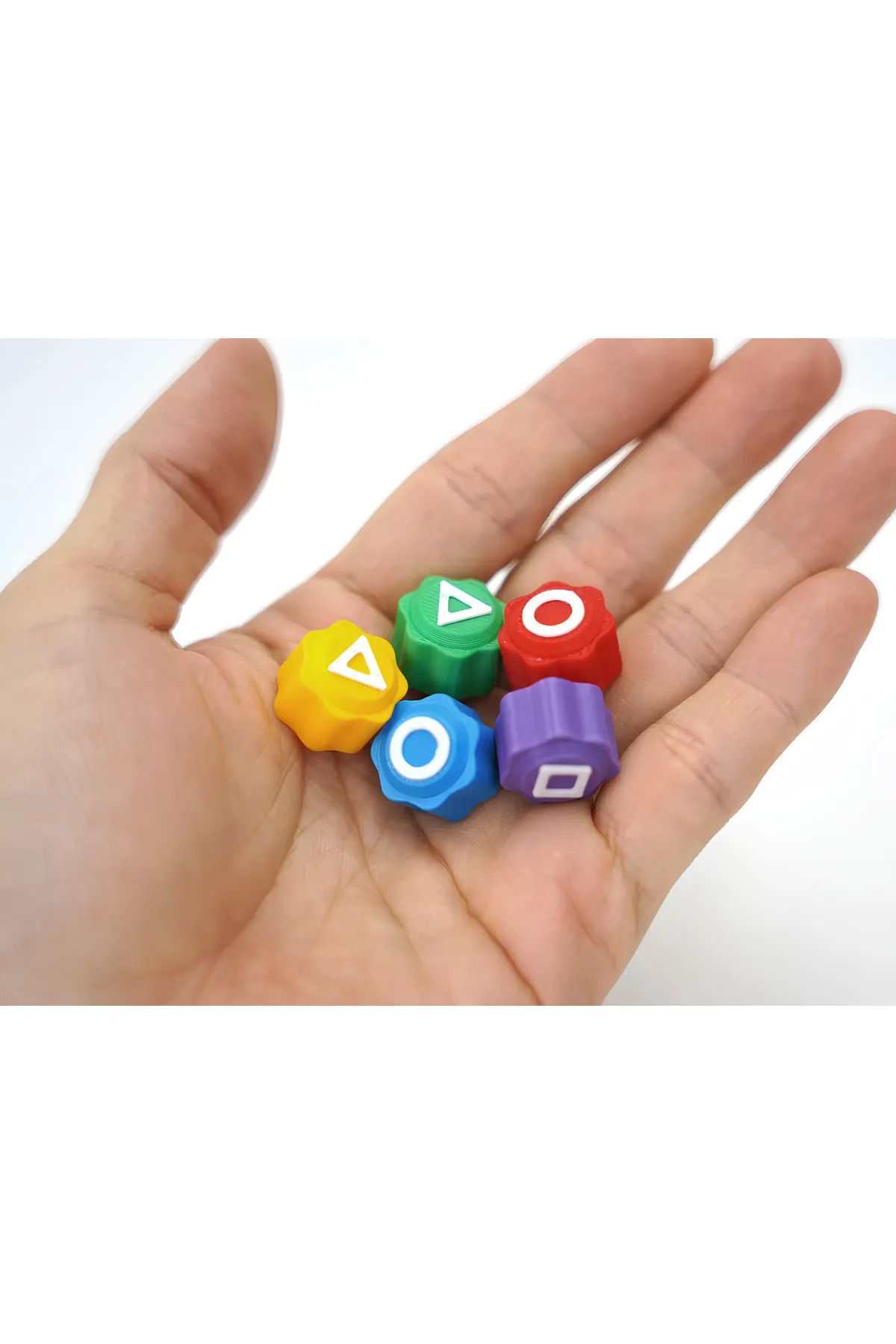 ümit toys-مجموعة لعبة 5 أحجار Gonggi - 3 عبوات - مجموعة ألعاب Five Stones Color Stone Gonggi - لعبة الحبار 2 - بدون صندوق 2