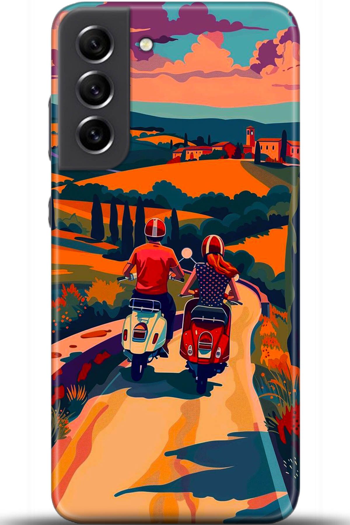 adveksiyon Samsung Galaxy S21 FE Kılıf HD Baskılı Kılıf - Central Anatolia Series 5390
