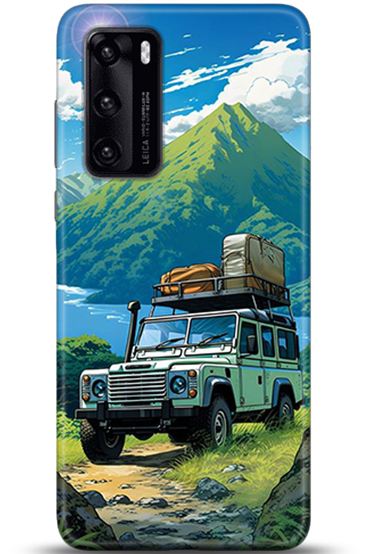 adveksiyon Huawei P40 Kılıf HD Baskılı Kılıf - Central Anatolia Series 5362