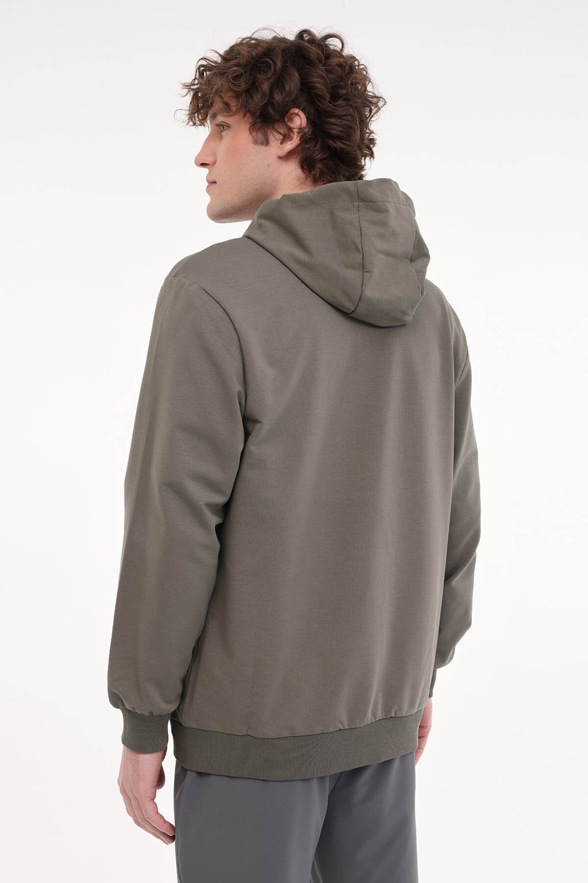 Lumberjack Mb Sn72 Fz Hod 5Fx Açık Haki Erkek Sweatshirt