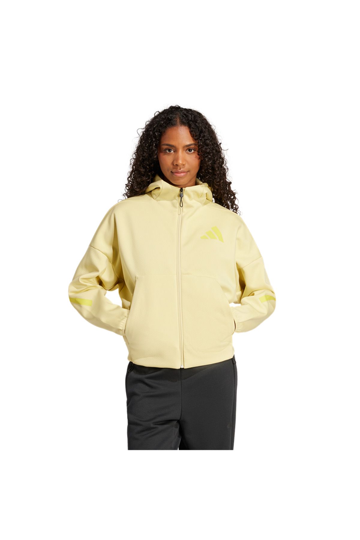 adidas-Children's Yellow Jacket W Z.N.E. Fz Jj4753 2