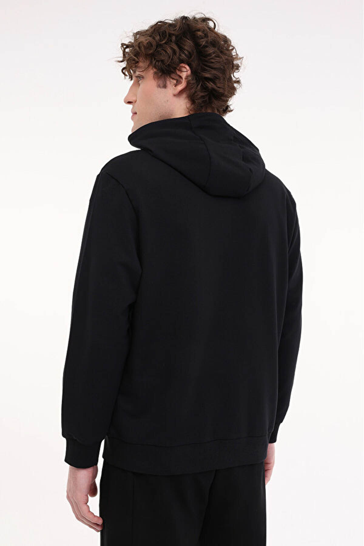 lumberjack Mb Sn72 Fz Hod 5Fx Siyah Erkek Sweatshirt A101939604 görsel 2