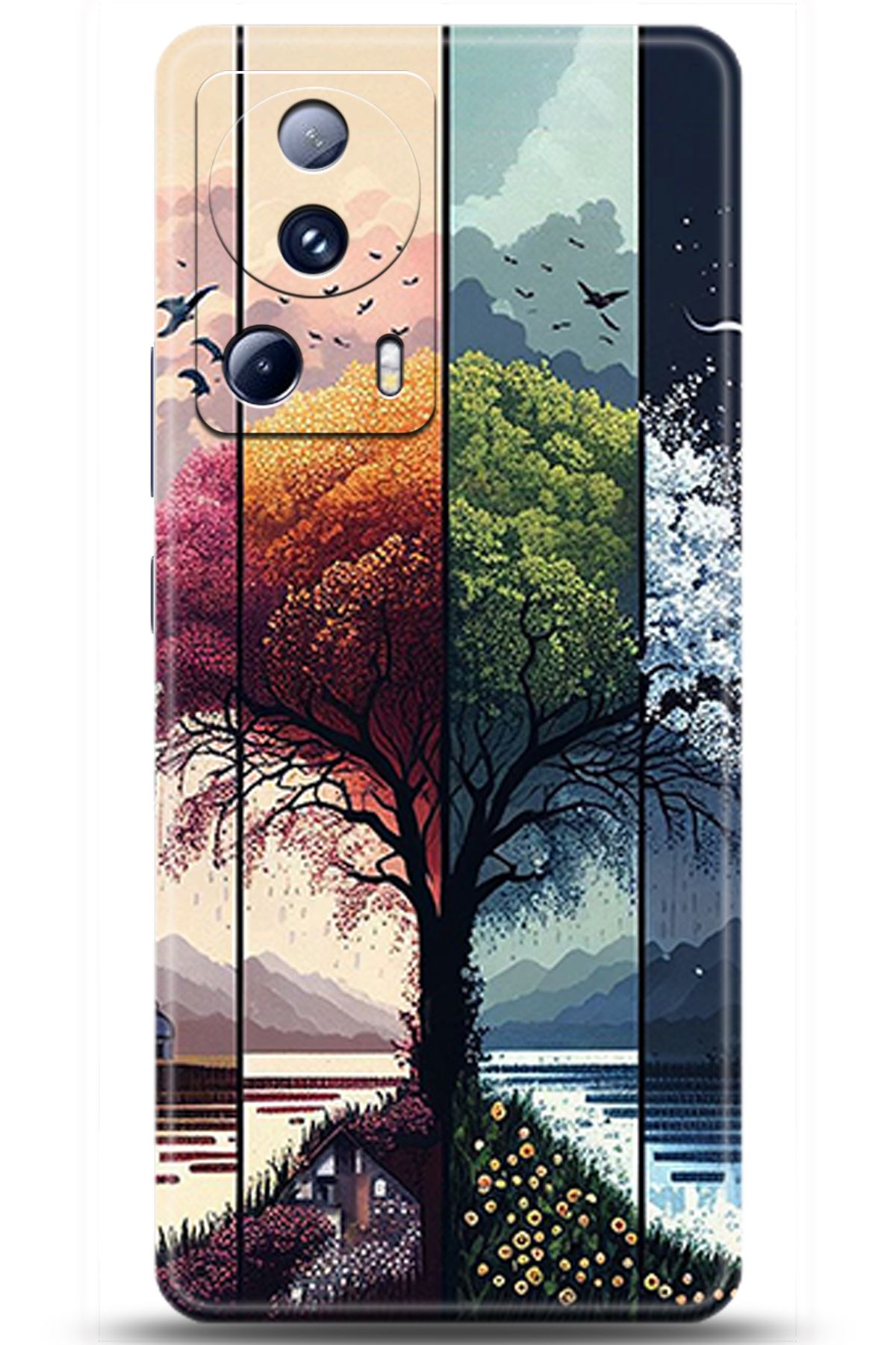 adveksiyon Xiaomi Mi 13 Lite Kılıf HD Baskılı Kılıf - Central Anatolia Series 5369