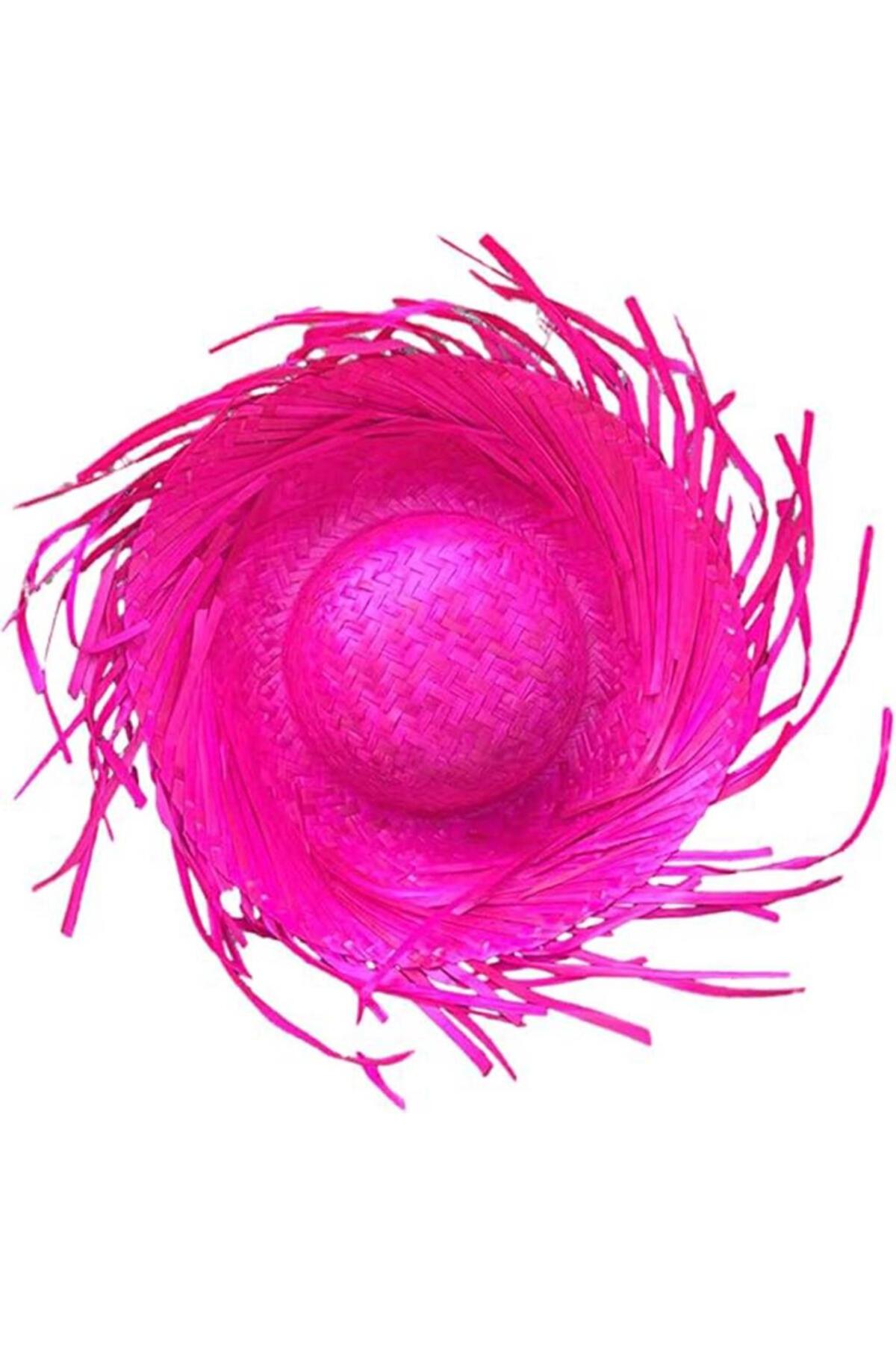 نسیورلد مهمانی گرمسیری، کلاه هاوایی با نی صورتی فوکسیا، ۱۳×۳۶ سانتیمتر