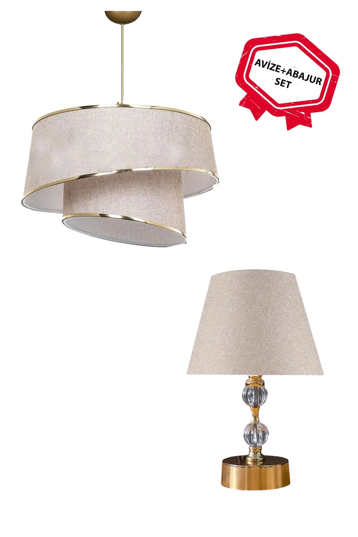 BBY HOME & DESIGN-Chandelier, Lampshade, Nightstand Set, Modern, Pendant Lamp, Piede Model 6