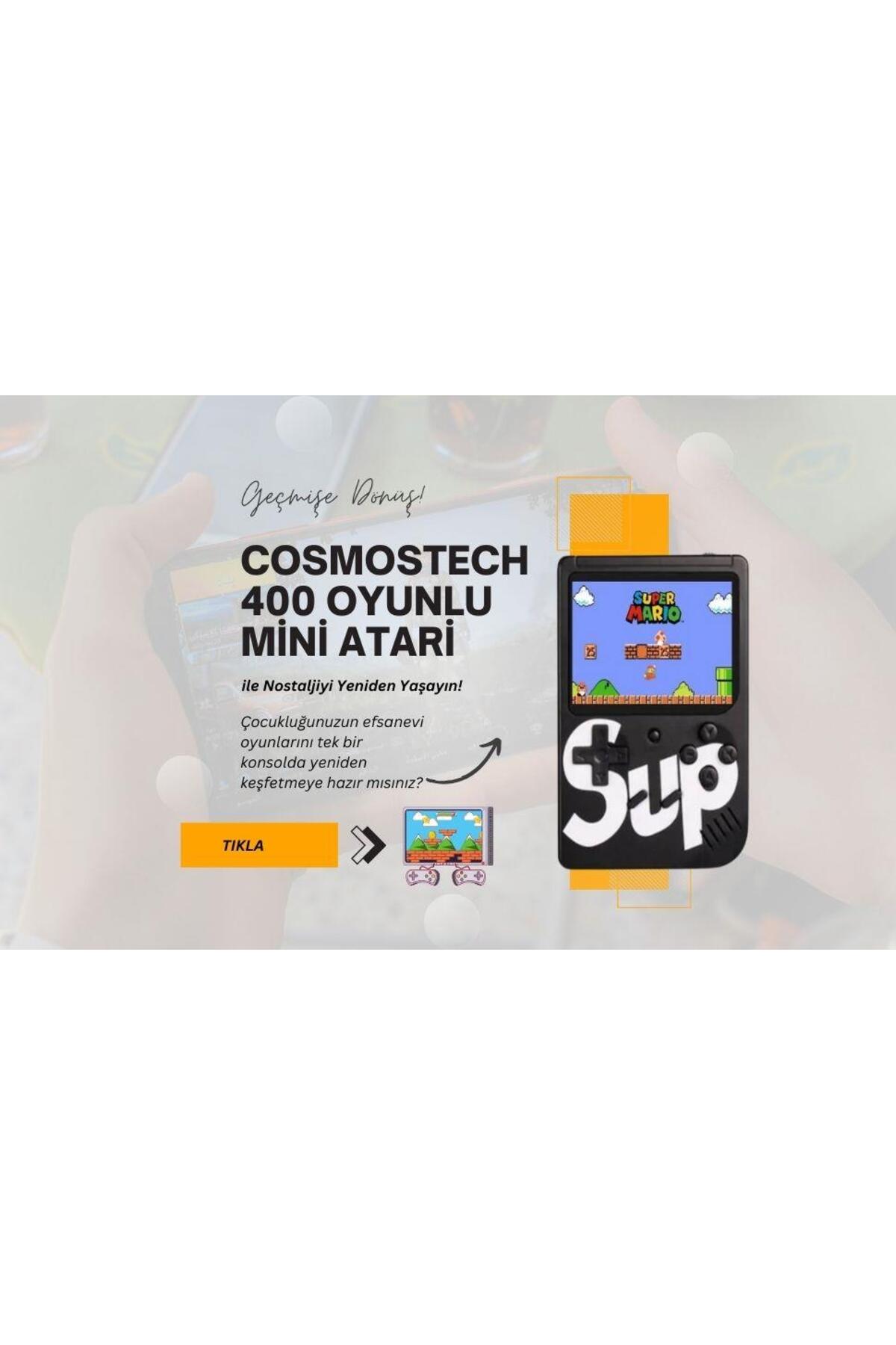 cosmostech Sup Game Box Plus 400 Oyunlu Taşınabilir Mario Oyunlu