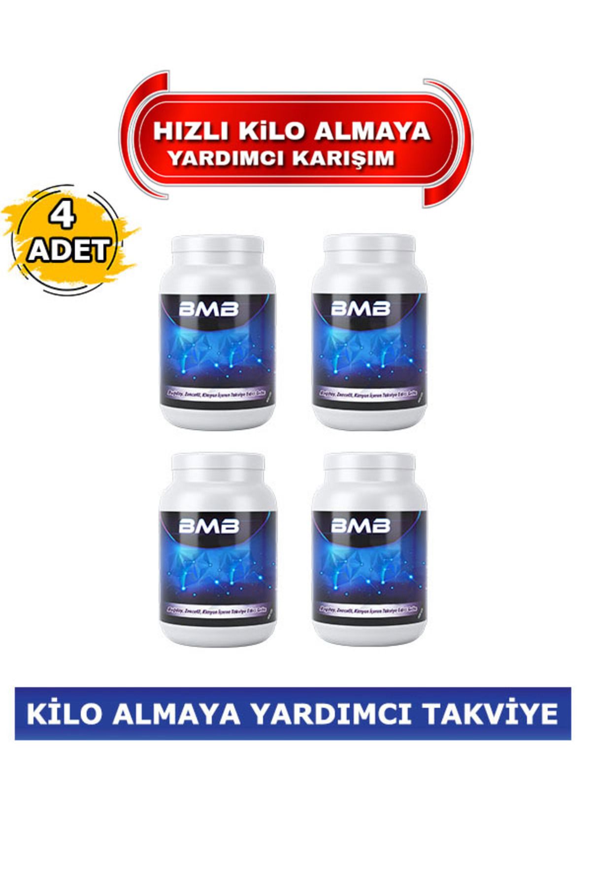 Bmb Hızlı Kilo Almaya Yardımcı Gıda Takviyesi 4 Adet 4x400 gr 1600 gr