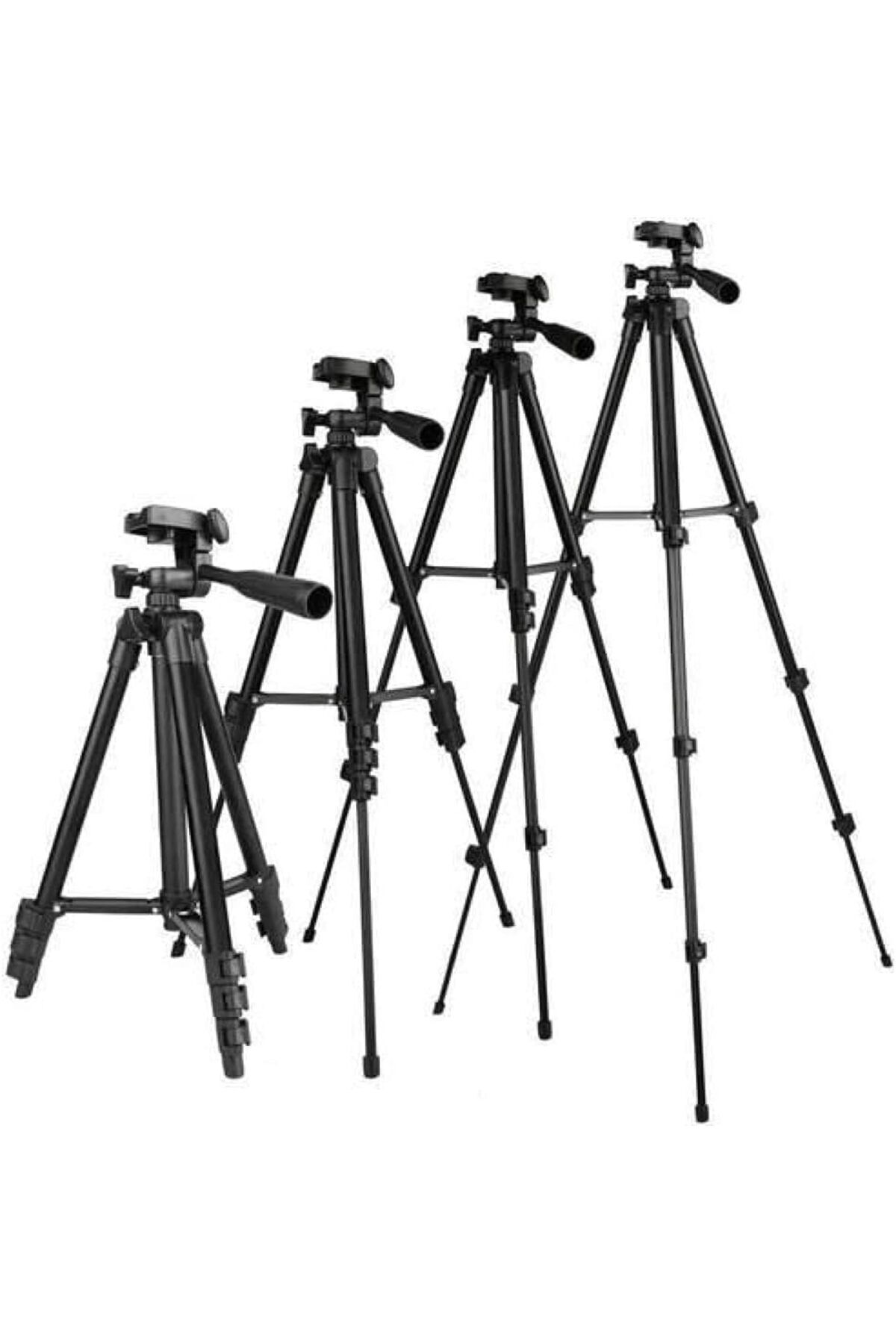 fulina-Tripod, Aluminium Foldable Camera-Tripod, with Mobile Clip Holder Bracket,4 Section Adjustable 4