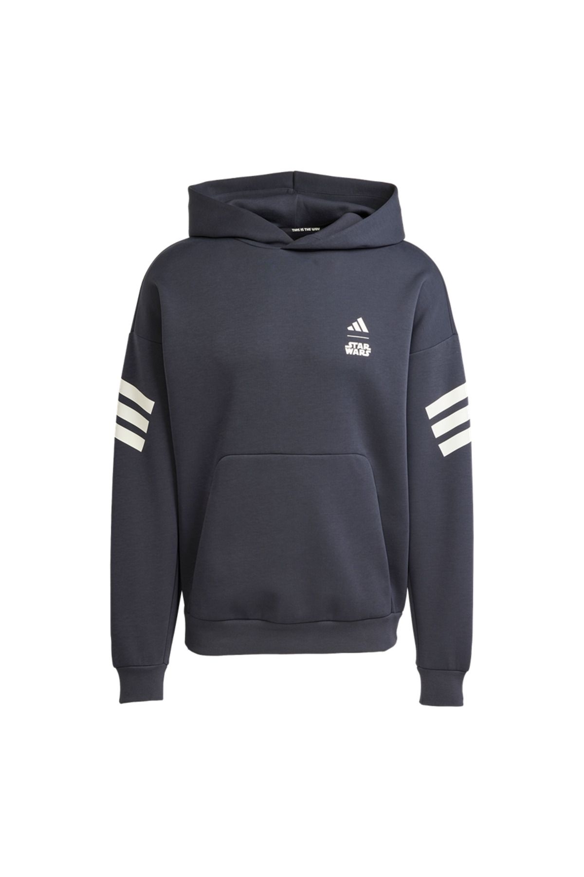 adidas-Men's Gray Sweatshirt - m Sw Tm Hdy Jı5720 1