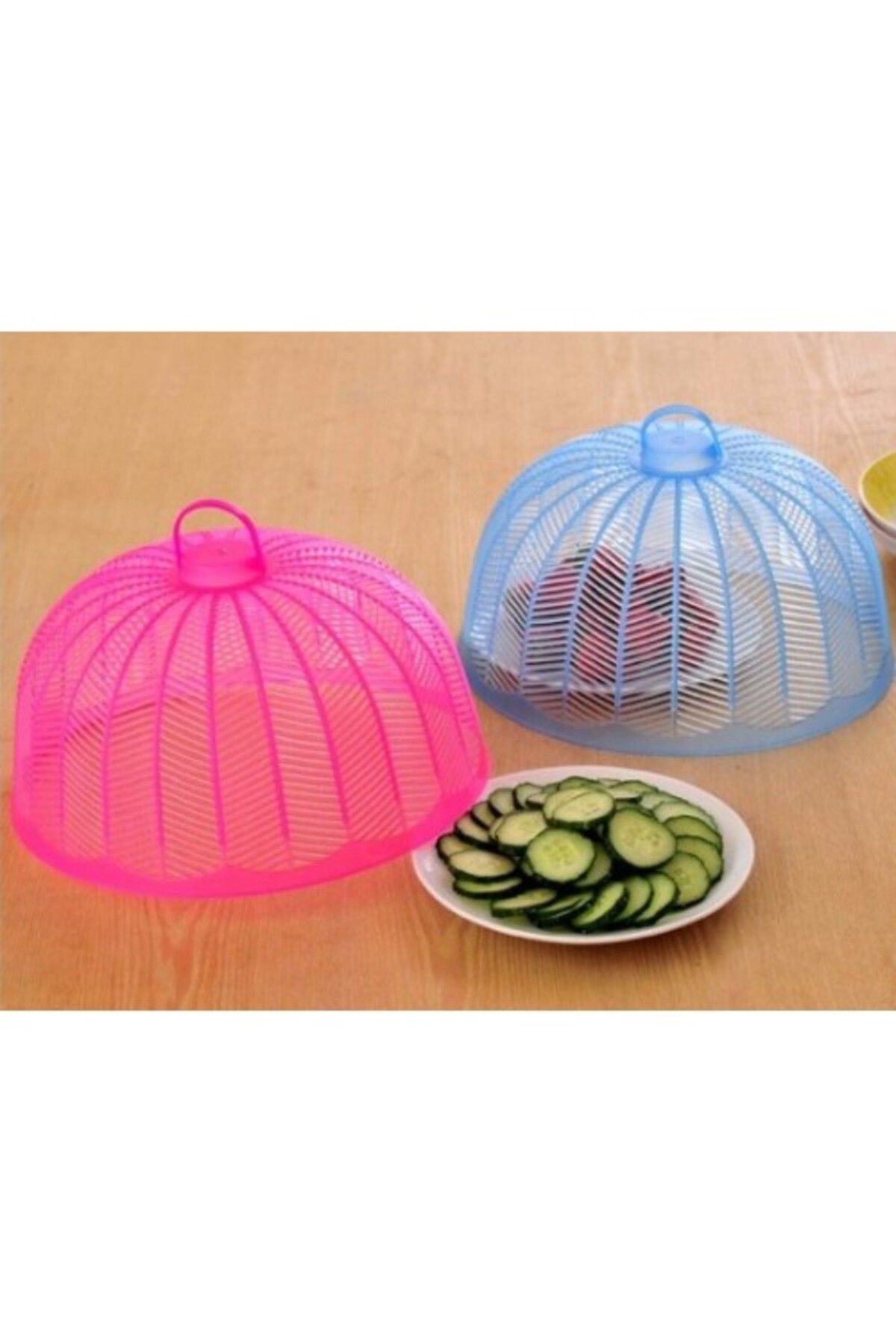 ascent store Plastik Piknik Yemek Ekmek Koruyucu Tabak Cibinlik Sineklik