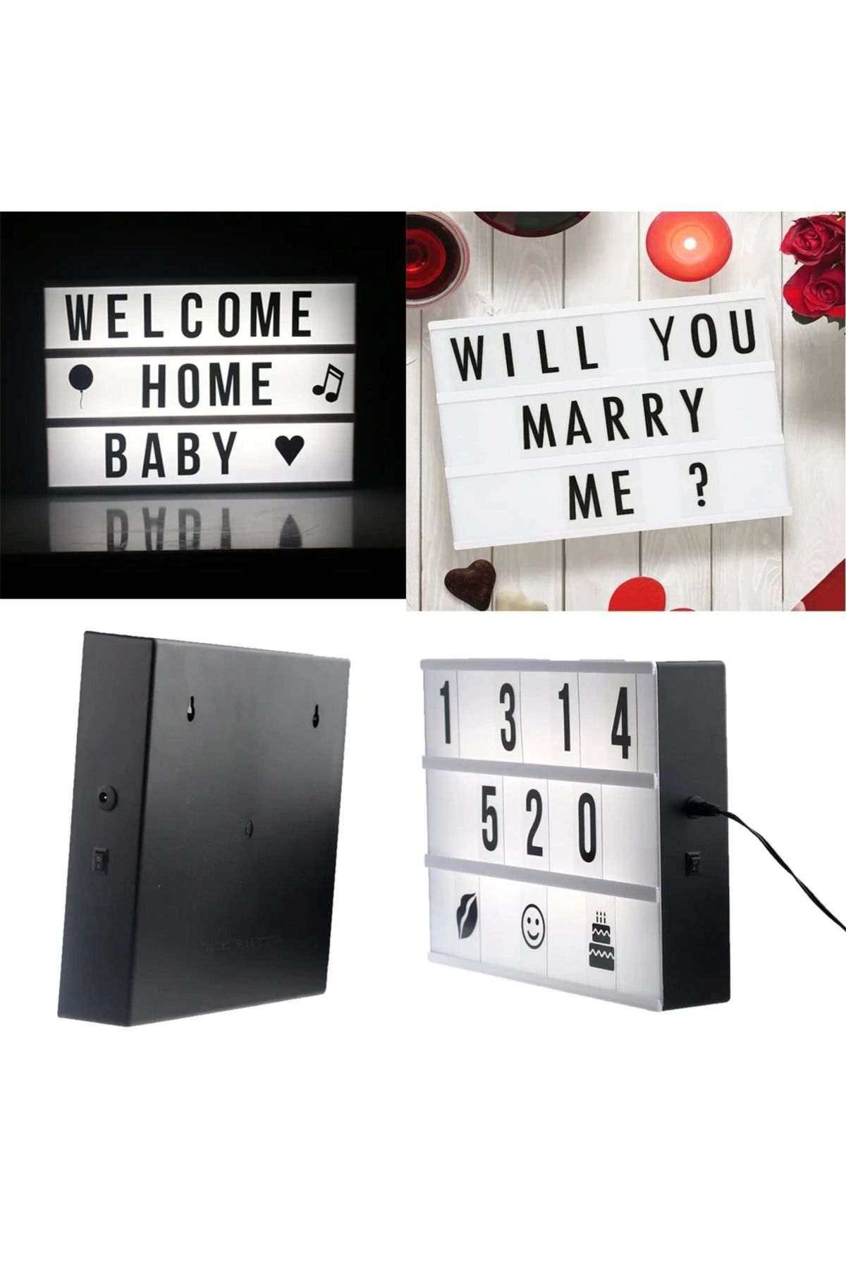 Goldhouse A4 Led Işıklı Yazı Panosu Lightbox