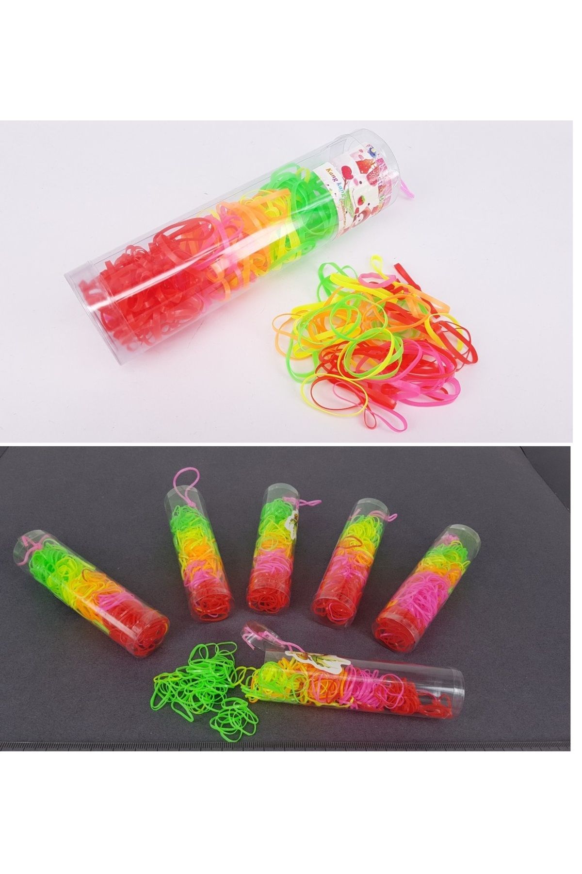 Albayrak 150 Adet Renkli Rainbow Lastik Toka Cimcime Tokası