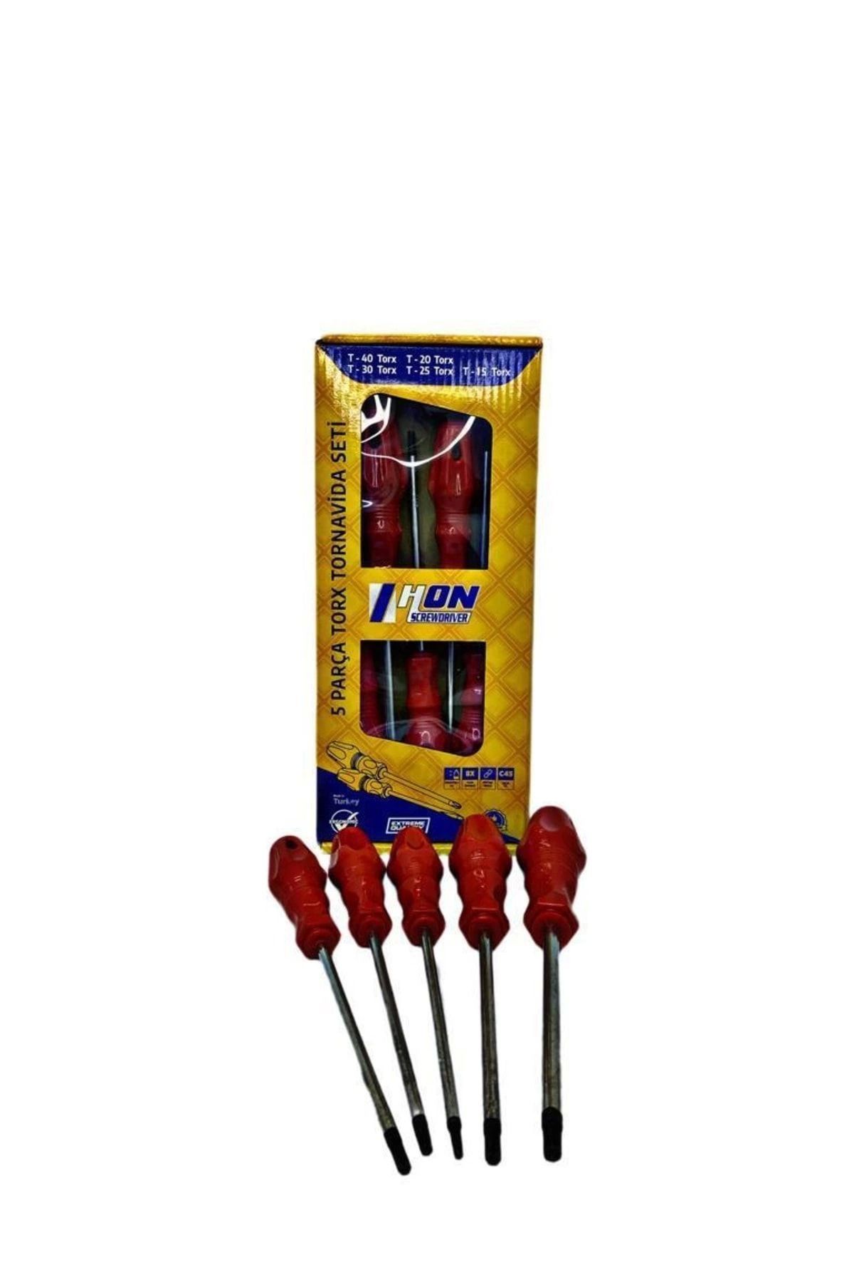 NZM TİCARET Hon 5 Parça Torx Tornavida Seti