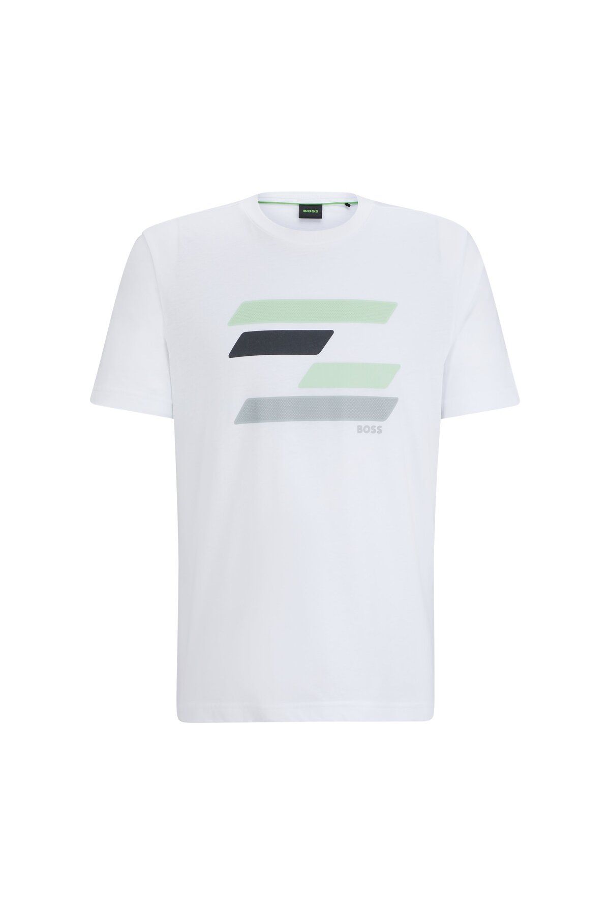 تی شرت سفید مردانه پارچه پنبه ای با الگوی T Shirt BOSS