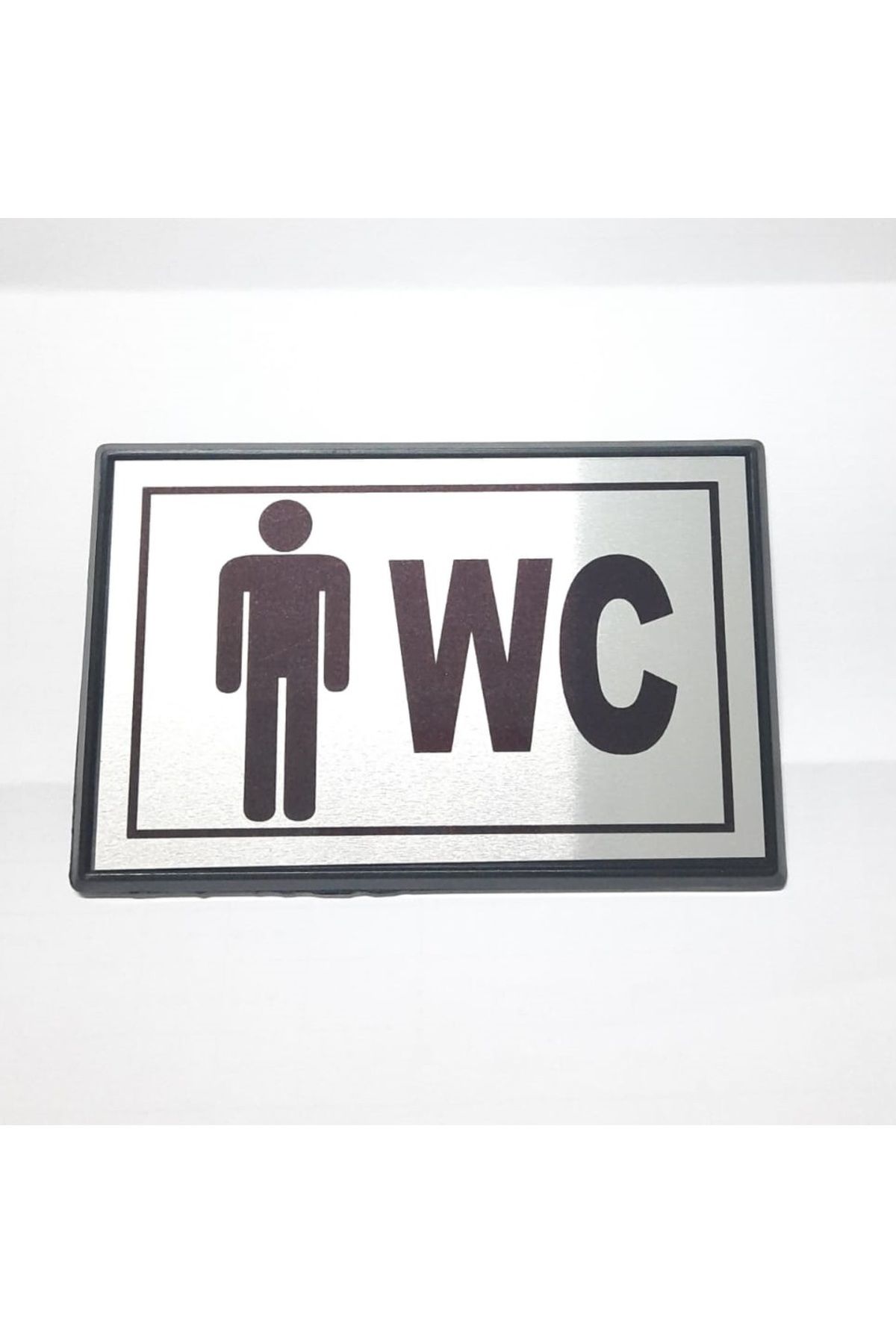 Albayrak Büyük Boy BAY WC Yönlendirme Tabelası 13 x 8 cm