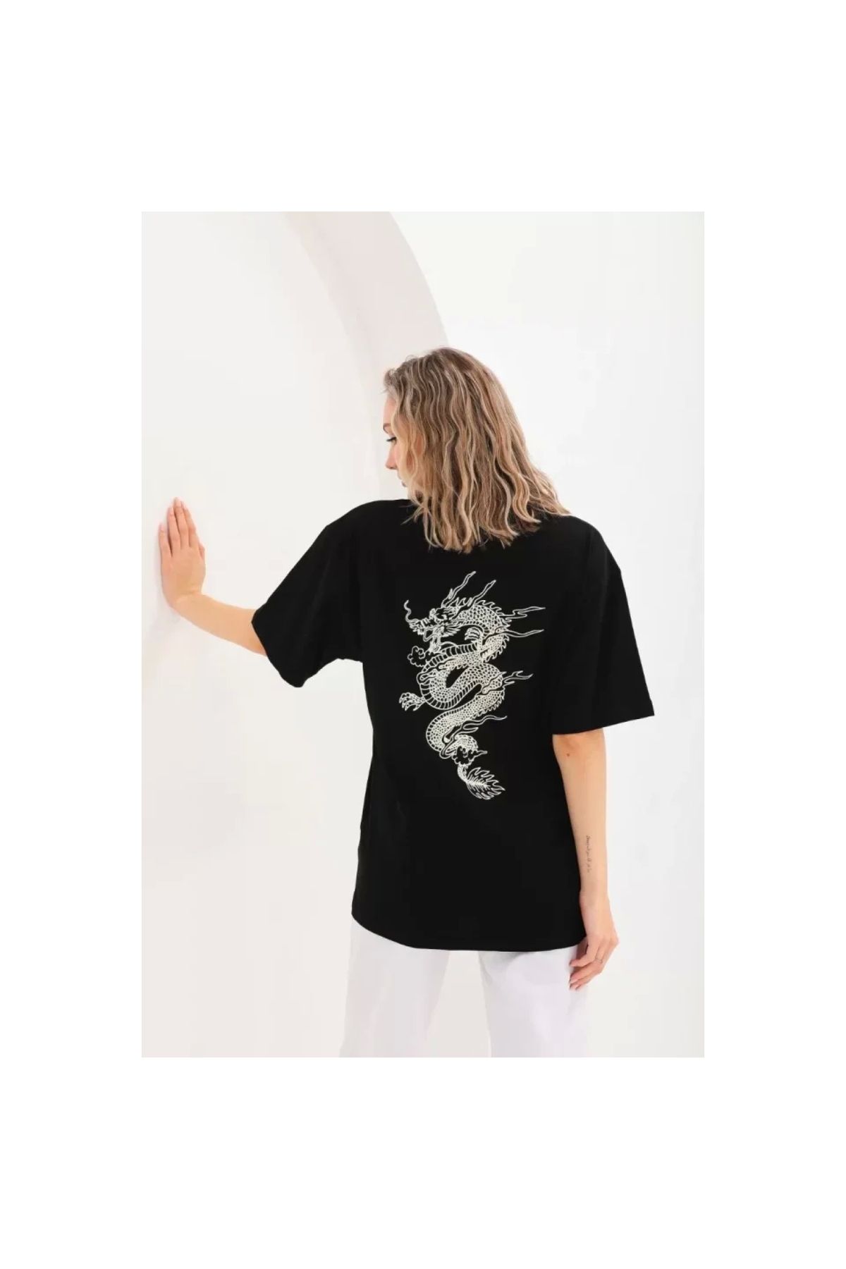 Narnuga Unisex Baskılı Oversize TShirt