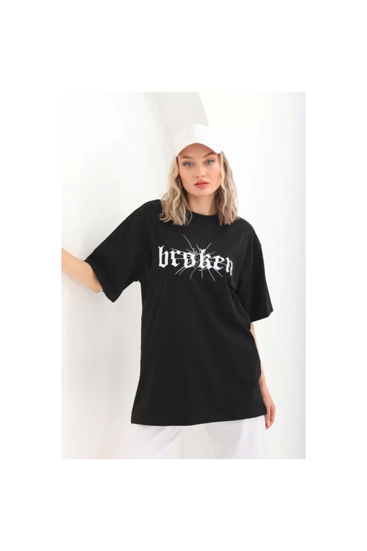 Narnuga Unisex Baskılı Oversize TShirt
