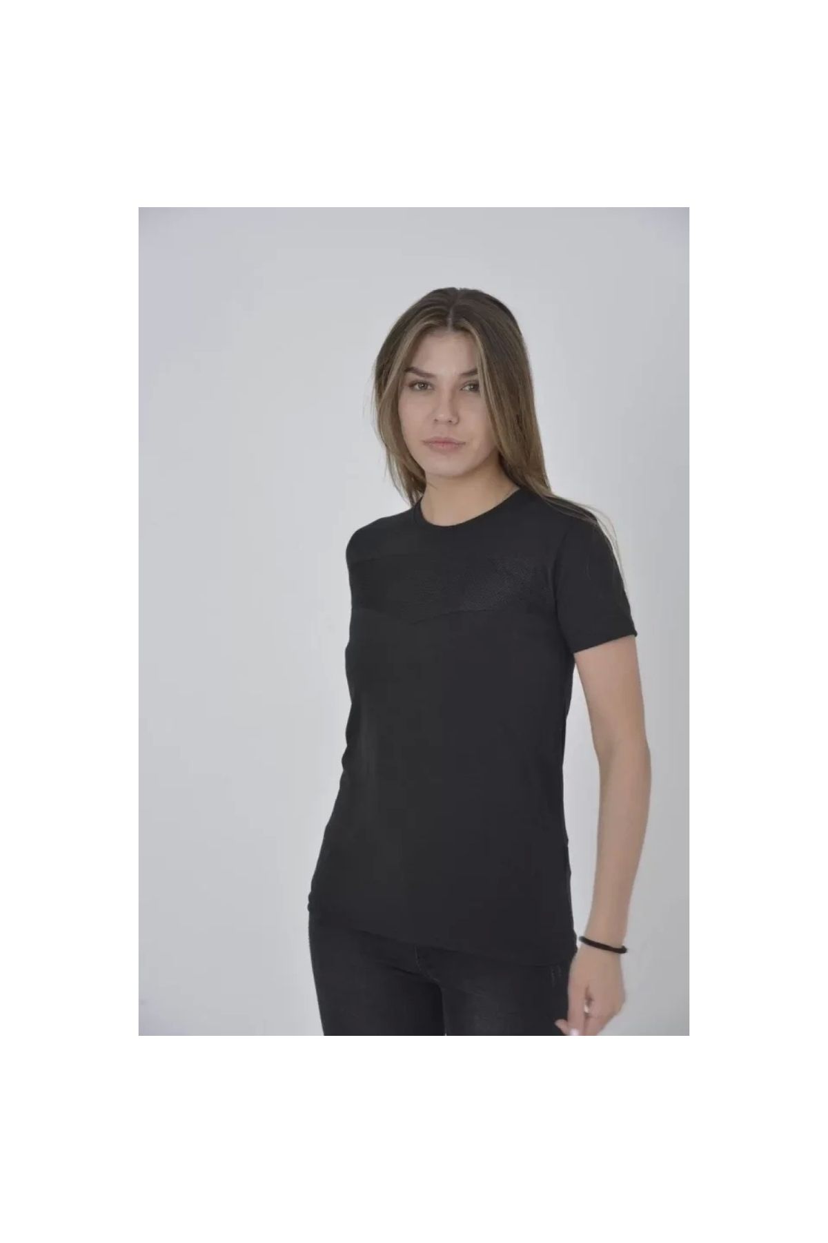 Narnuga Gögüs Fileli Slim Fit Tshirt