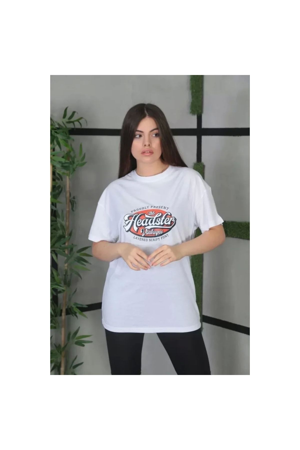 Narnuga Unisex Baskılı Oversize TShirt
