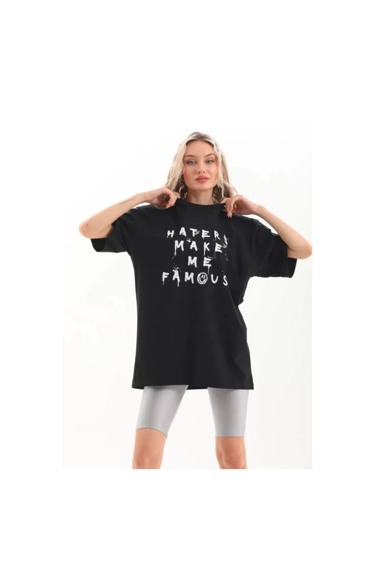 Narnuga Unisex Baskılı Oversize TShirt