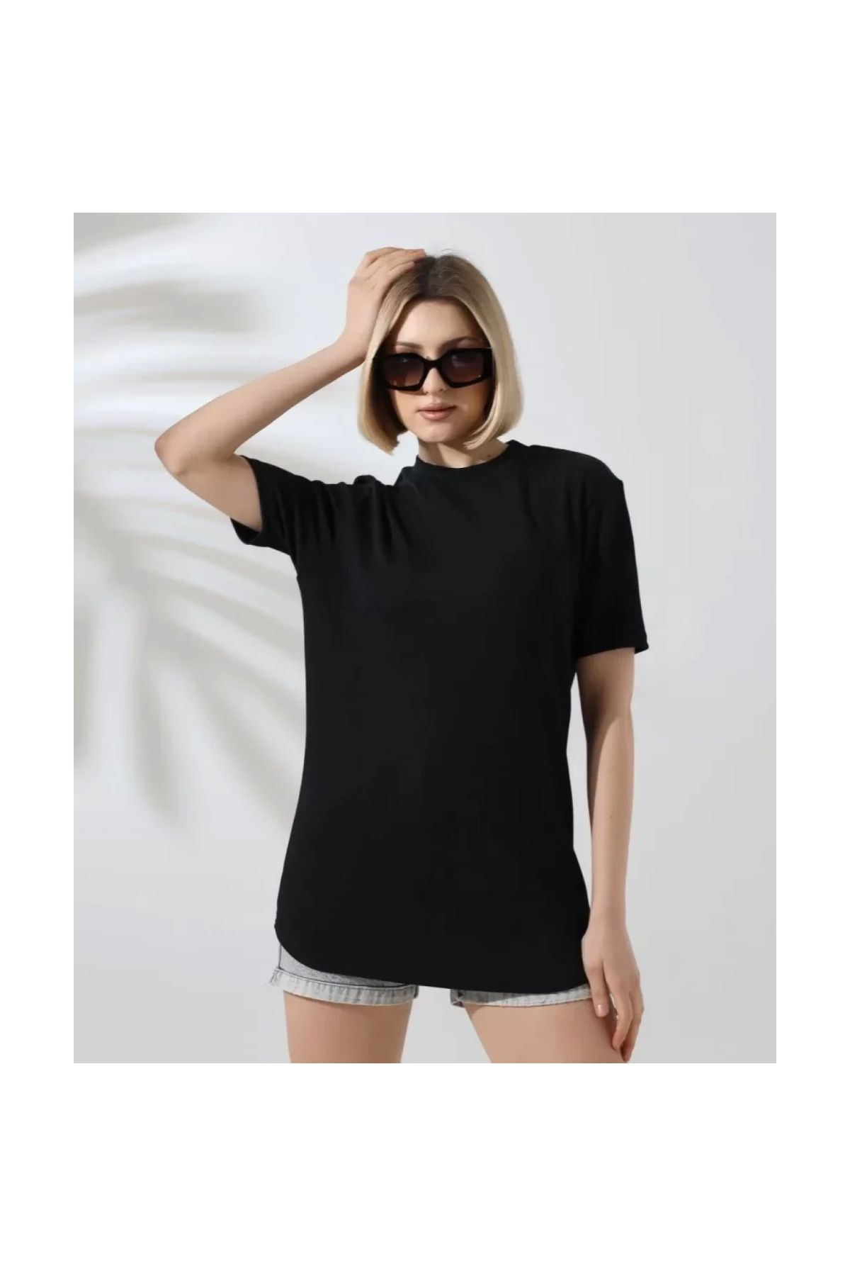 Narnuga Unisex Bisiklet Yaka Slim Fit TShirt