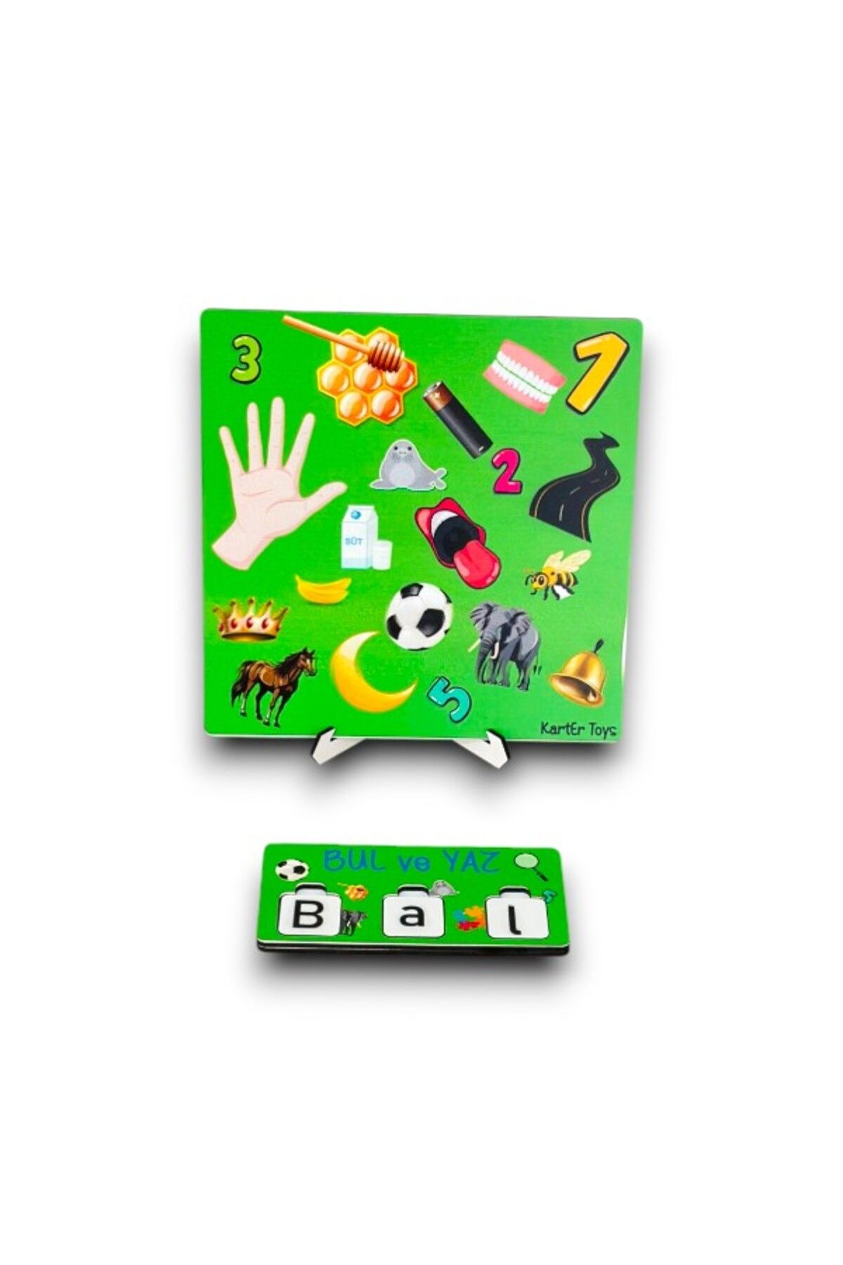 Karter İnovasyon-Educational and Word Building Game - Wooden Word Game 8