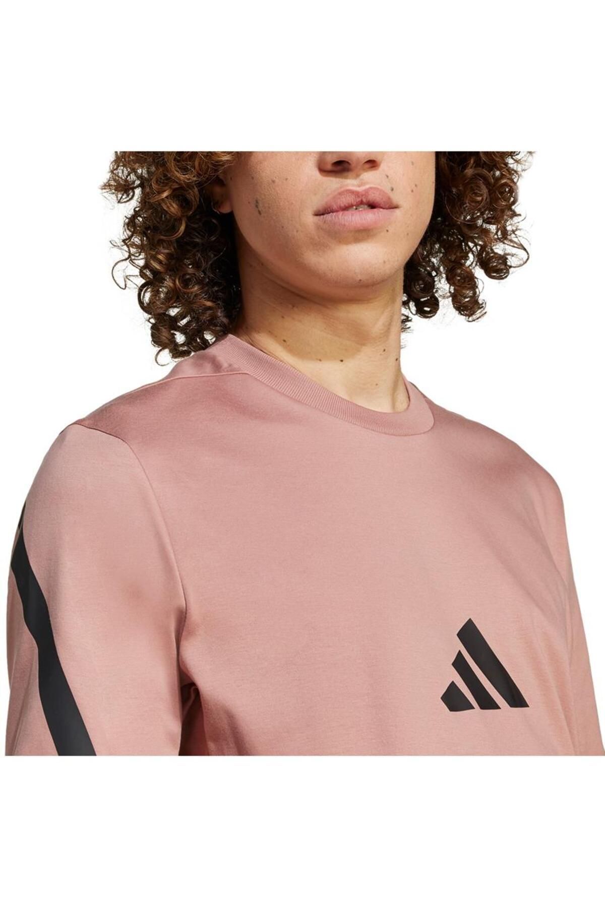 adidas-Pink Women's T-Shirt - m Z.N.E. Tee Jc7919 6