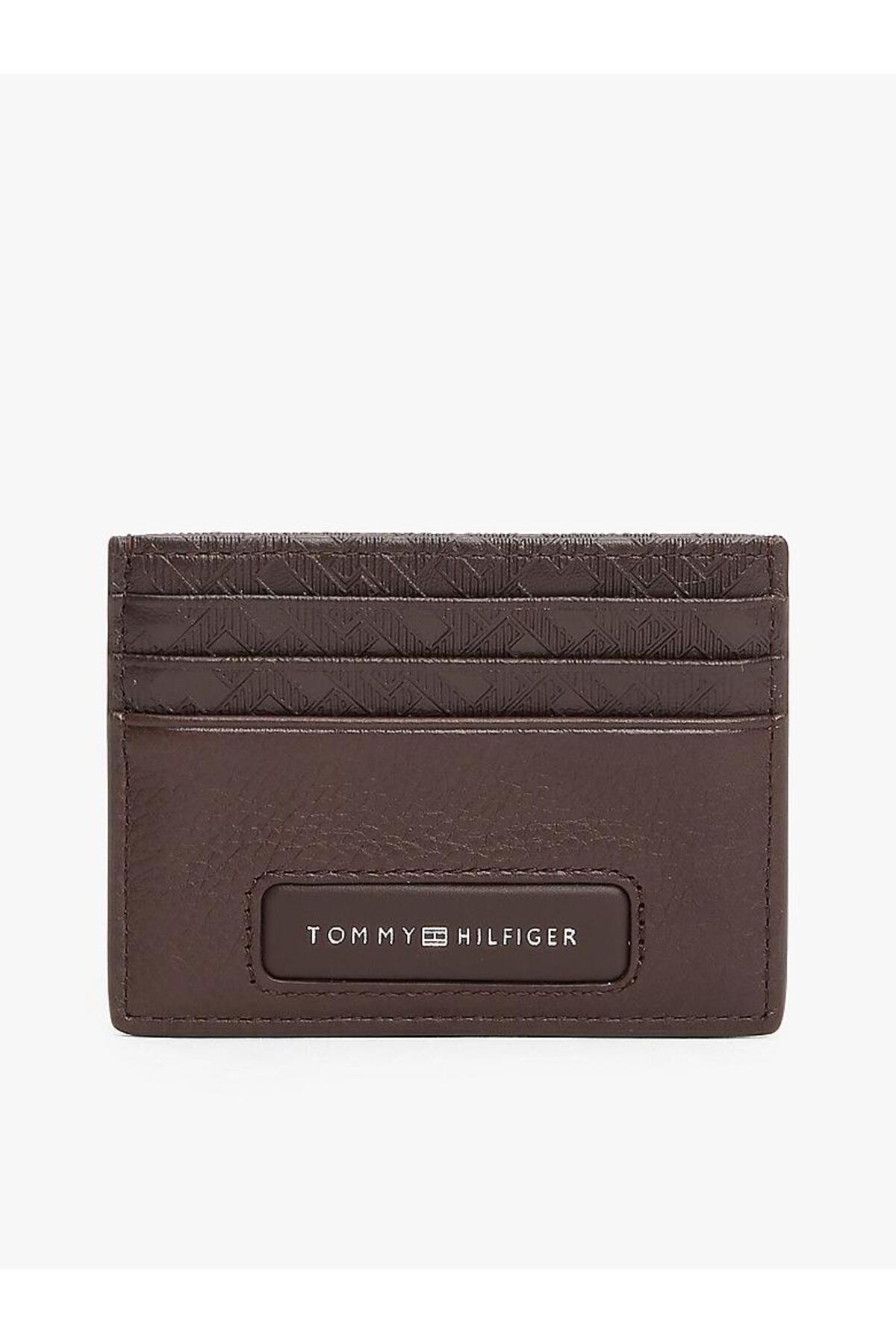 تامی هیلفیگر جا کارتی طرح مونوگرام مردانه مدل TH-CC