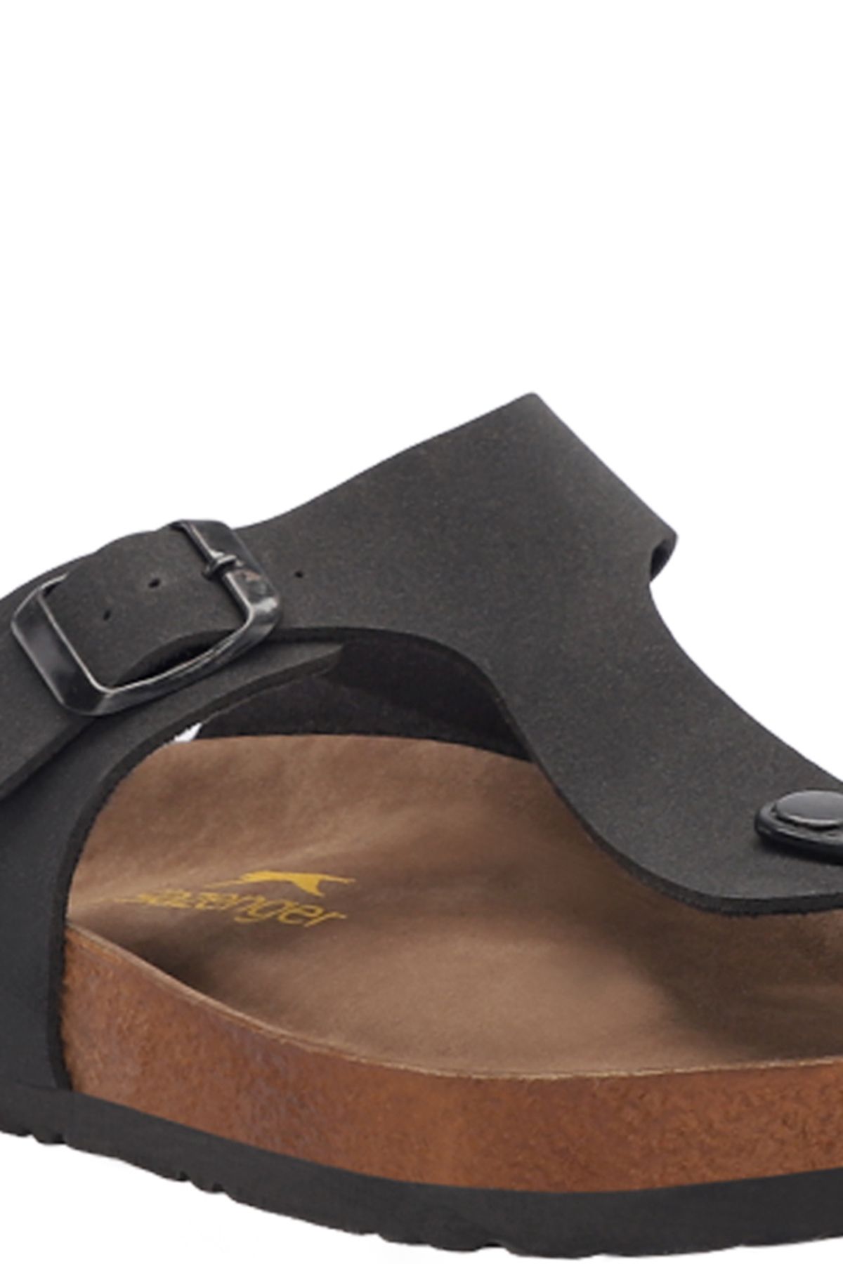 دمپایی سیاه مردانه و زنانه Luke Slipper مشکی Nubuk SA11se009 Slazenger
