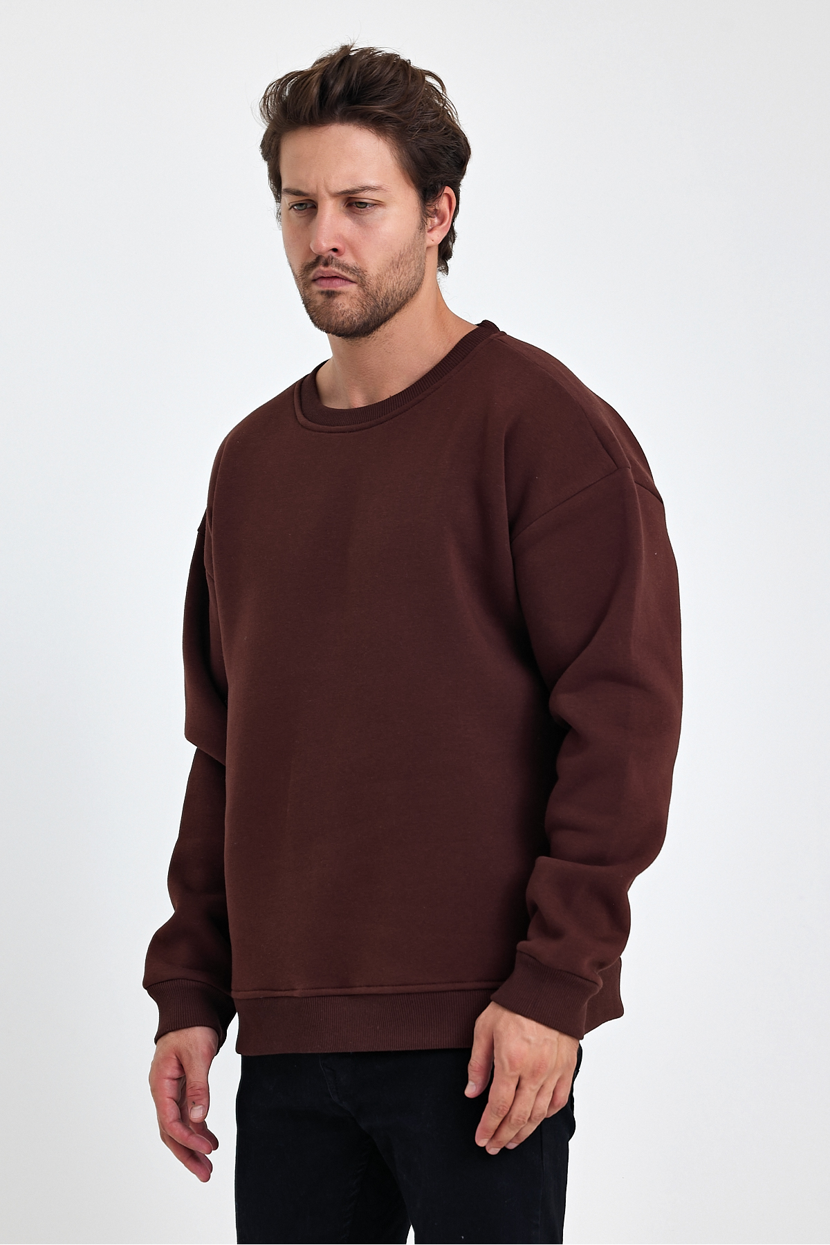 İzumi Sport Unisex şardonlu yumuşak sweatshirt görsel 4