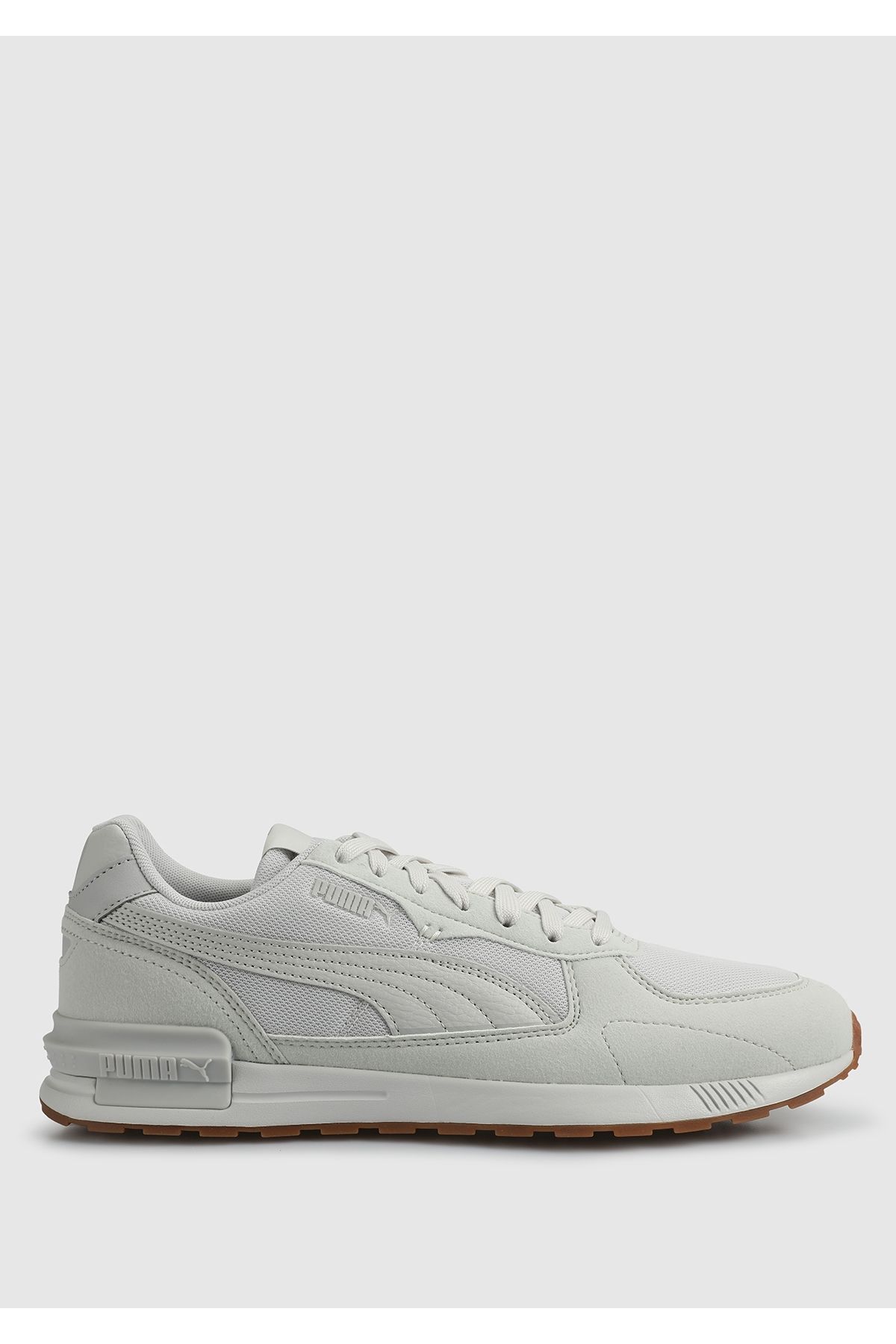 Puma 380738 60 Graviton Szare Białe Męskie Trampki Mężczyzna - 44