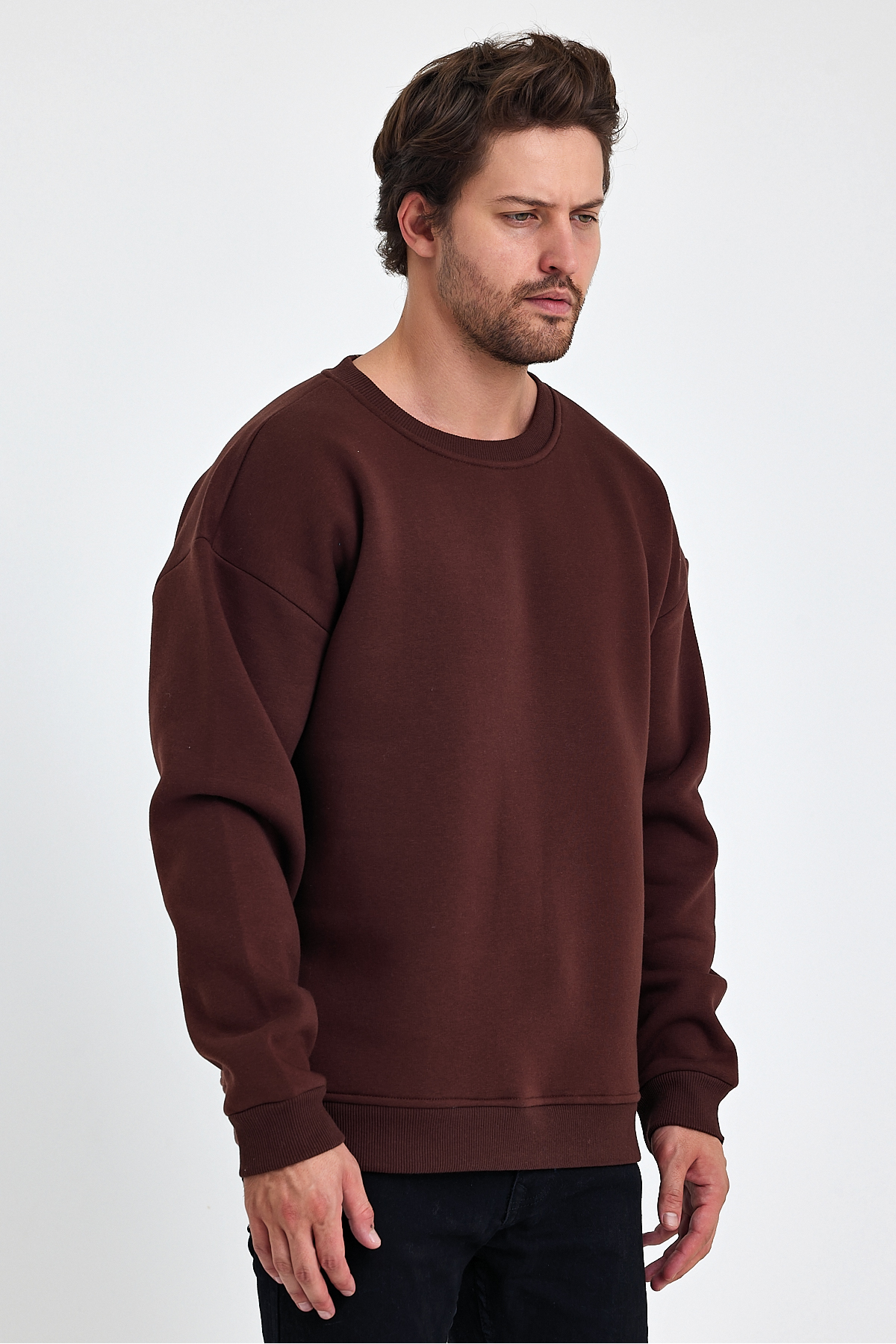İzumi Sport Unisex şardonlu yumuşak sweatshirt görsel 5