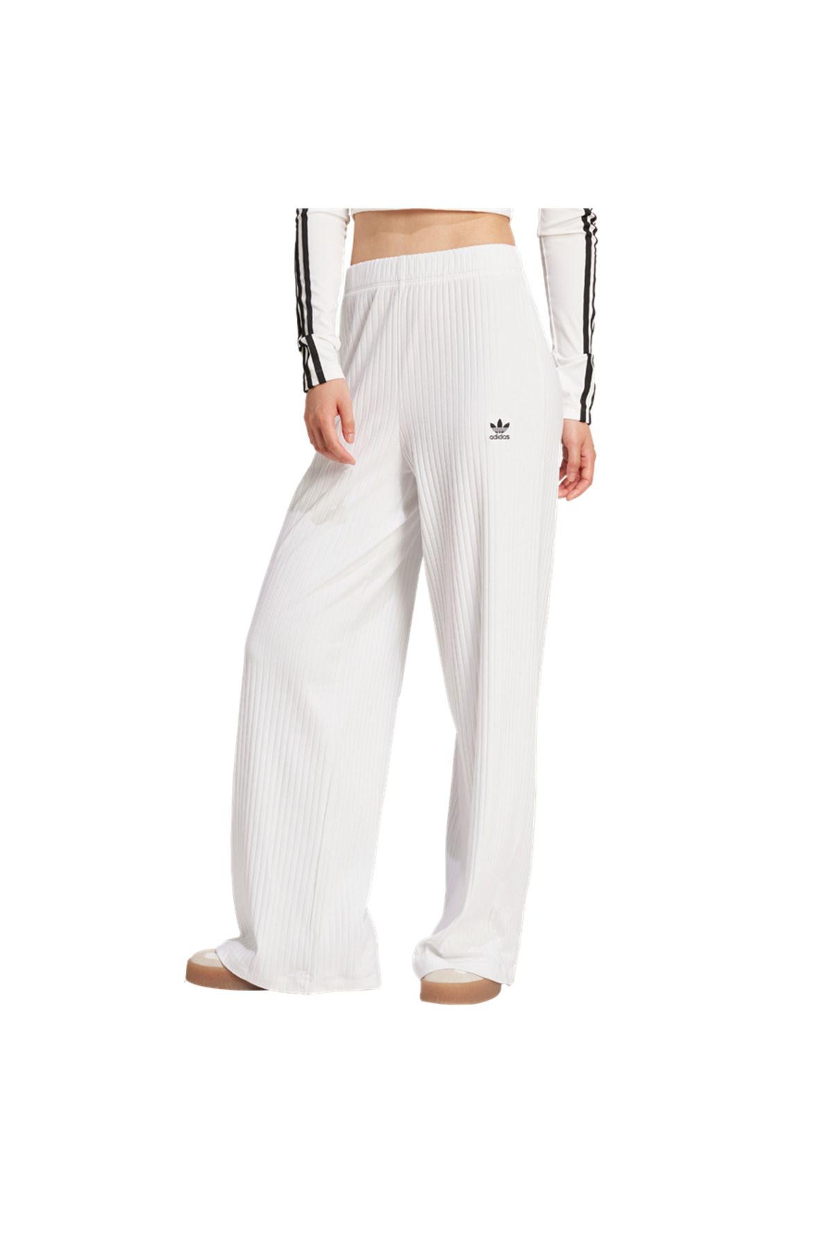 adidas-Women's White Sweatpants - Ess Wr Pant Jd1497 1