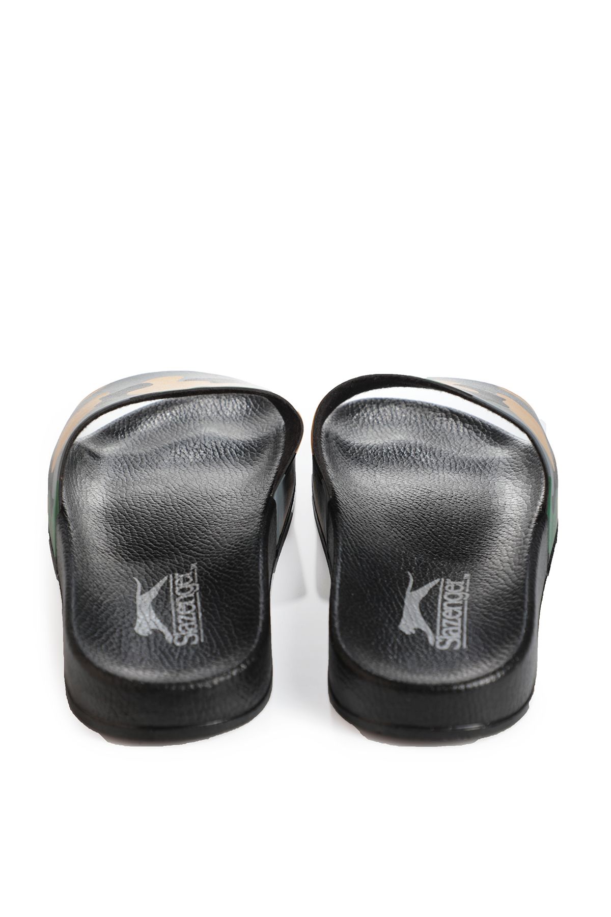 دمپایی سیاه مردانه استتار بژ اورجینال Slazenger