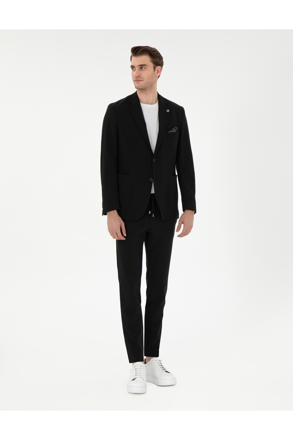 شلوار مردانه راسته فاق نرمال | پیر کاردین Pierre Cardin 2163496 - تصویر 3