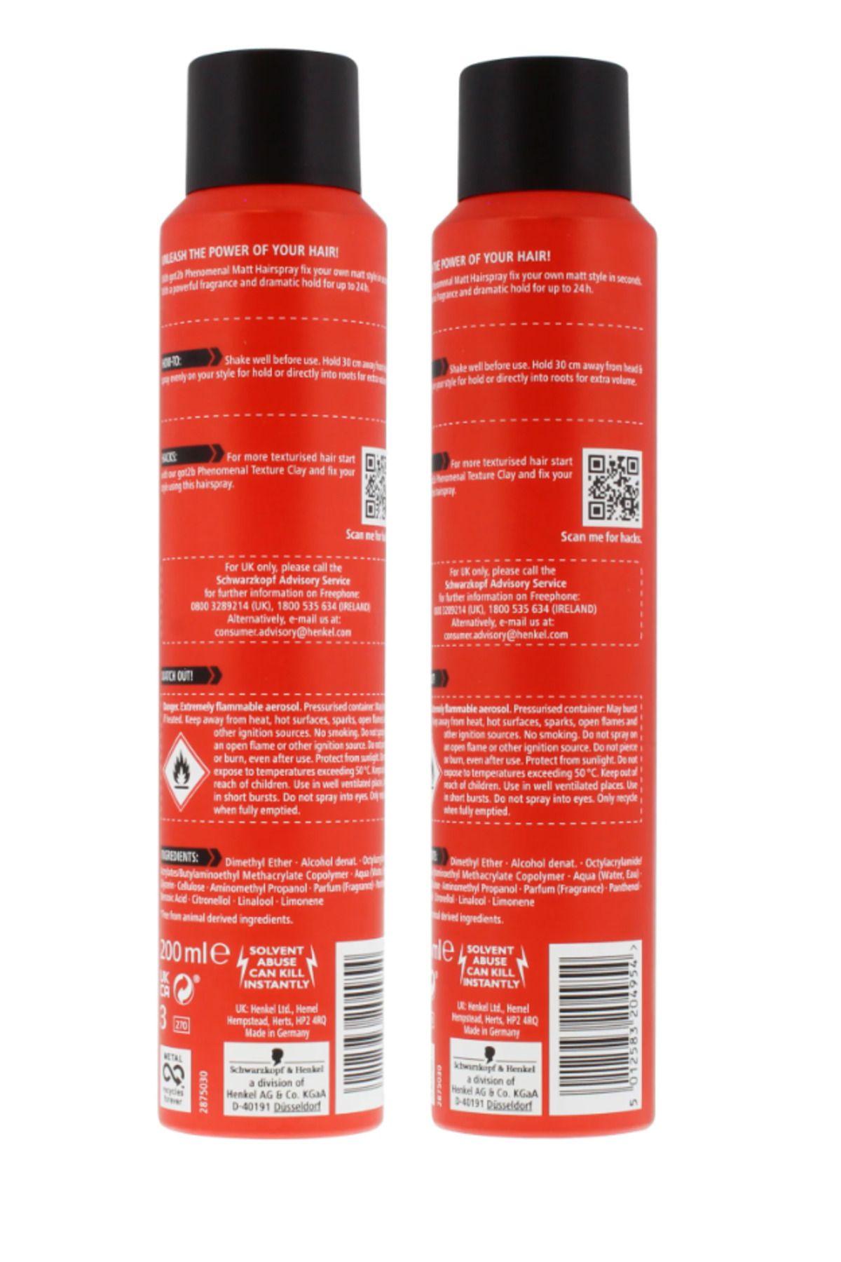 اسپری مو MAT 200 ML اورجینال Got2B