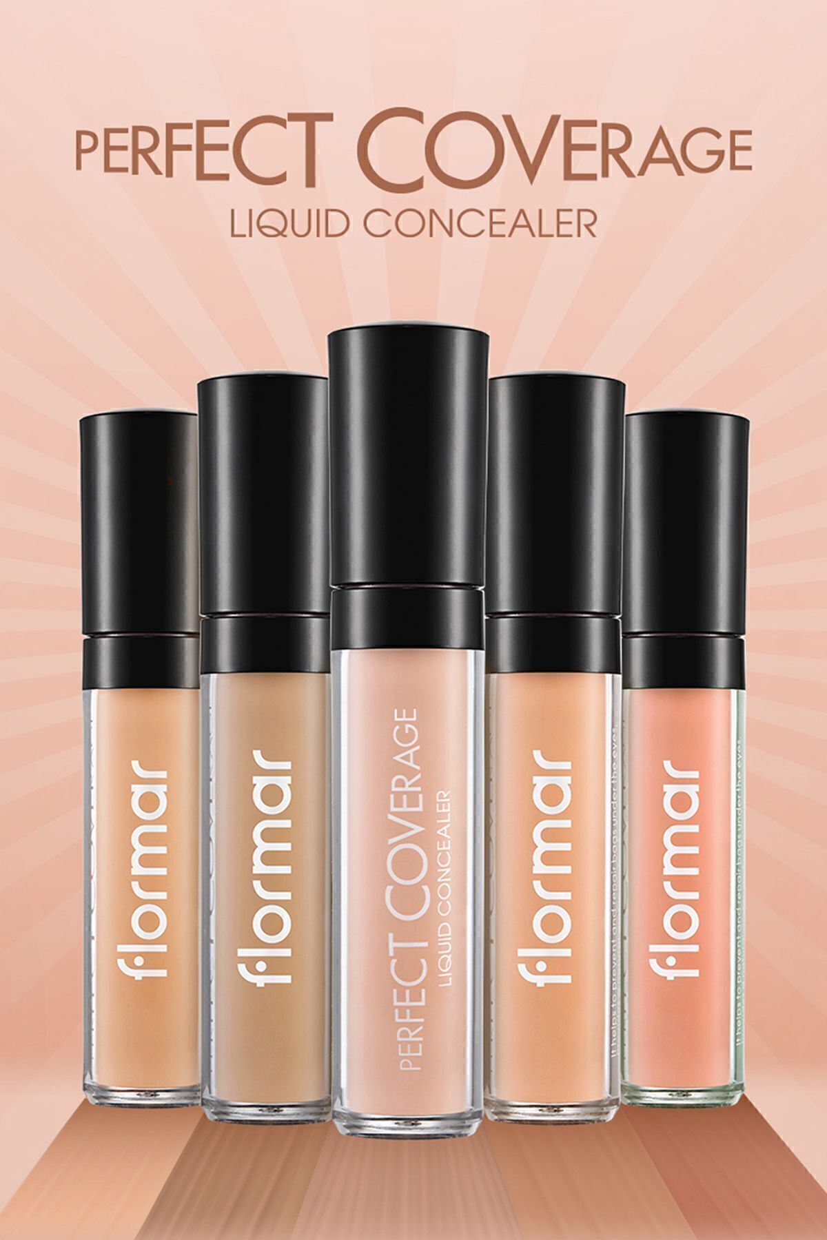 Flormar-Likit Kapatıcı - Perfect Coverage Concealer - 030 Light -  8690604558063 5