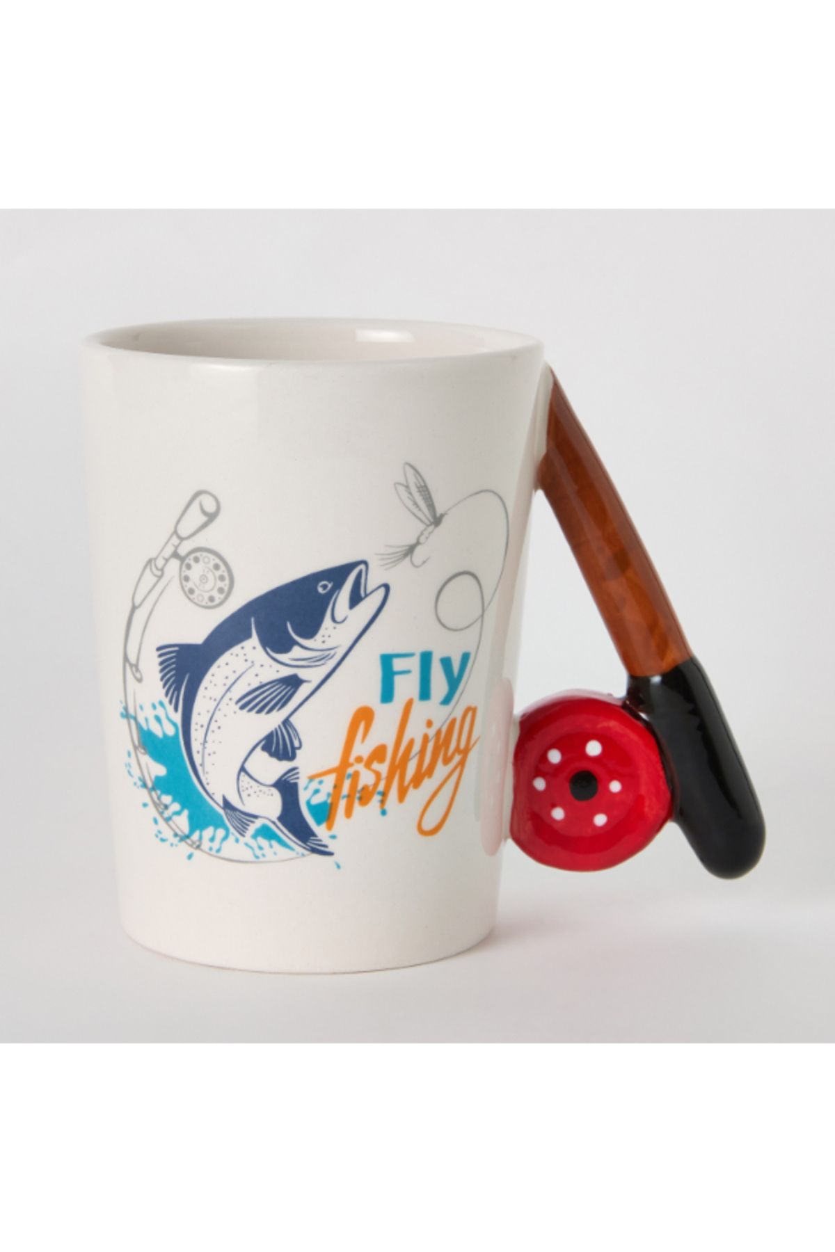 Home Box-Cypher Ceramic Fishing Decal Mug 350 ml 6