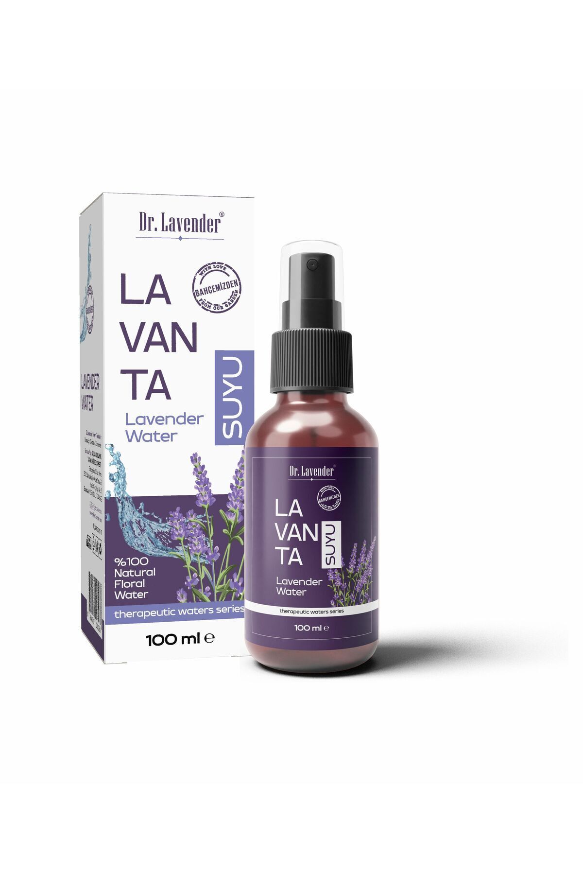 Lavanta Suyu Doğal & Saf Cam Şişe 100 ML Lavanta Hidrosolü — DR210108 — تصویر 3 از 7