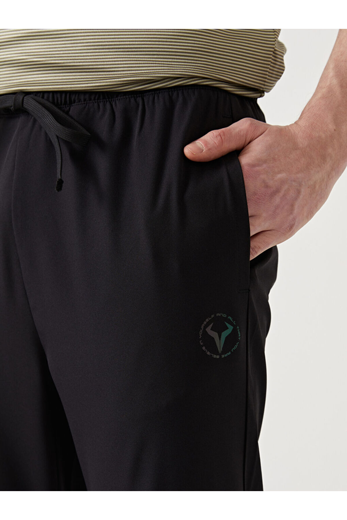 LC Waikiki-XSIDE ACTIVE Μαύρο Slim Fit Ανδρικό Jogger Sweatpants 4