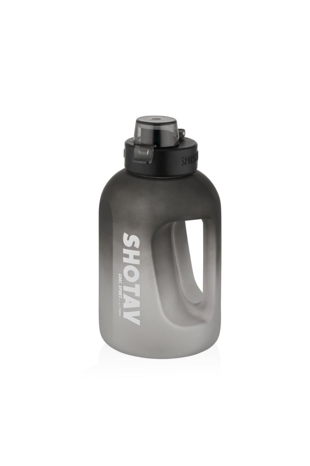 Shotay-Five Colorful Water Bottle - Tritan Black 1500ml 1